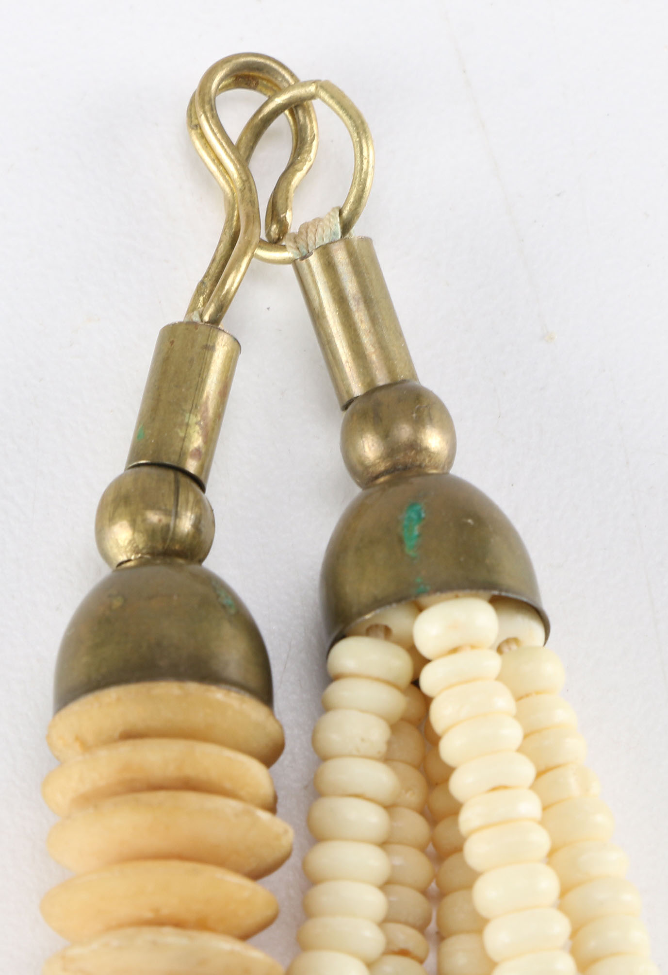 Wooden Bracelets with Wood and Bone Necklace