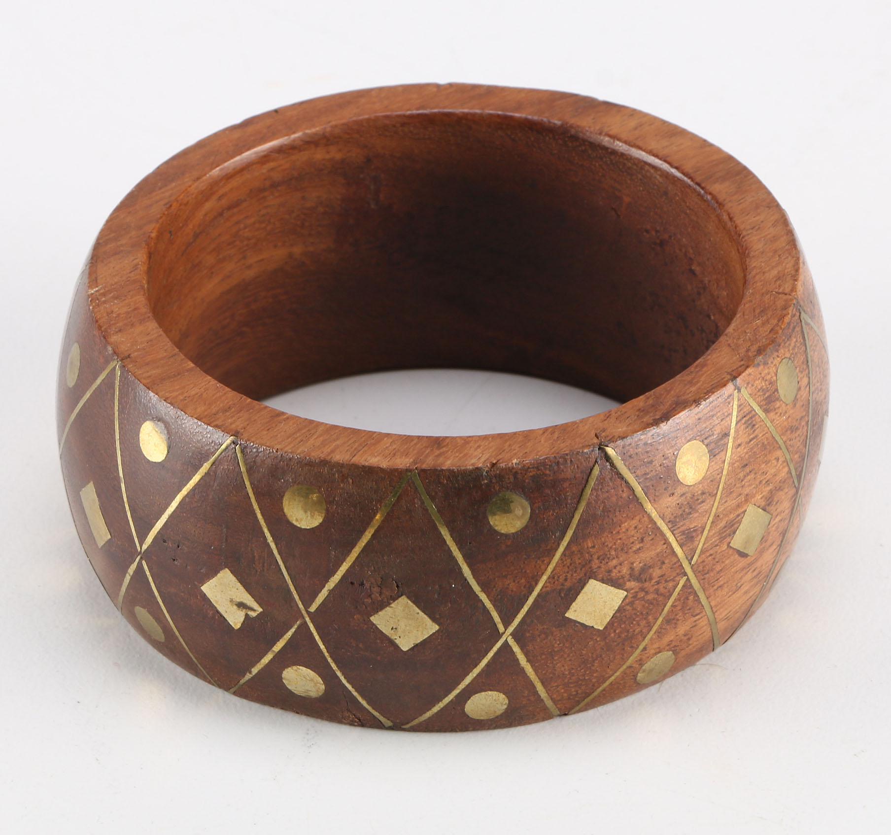 Wooden Bracelets with Wood and Bone Necklace