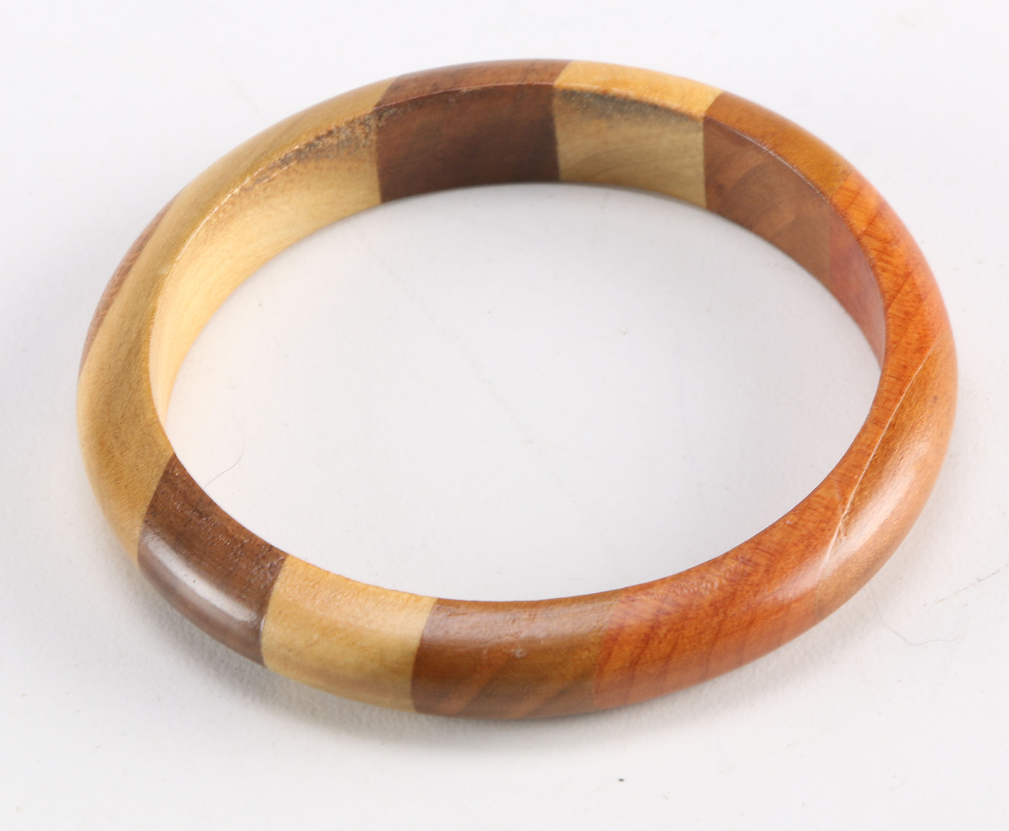 Wooden Bracelets with Wood and Bone Necklace