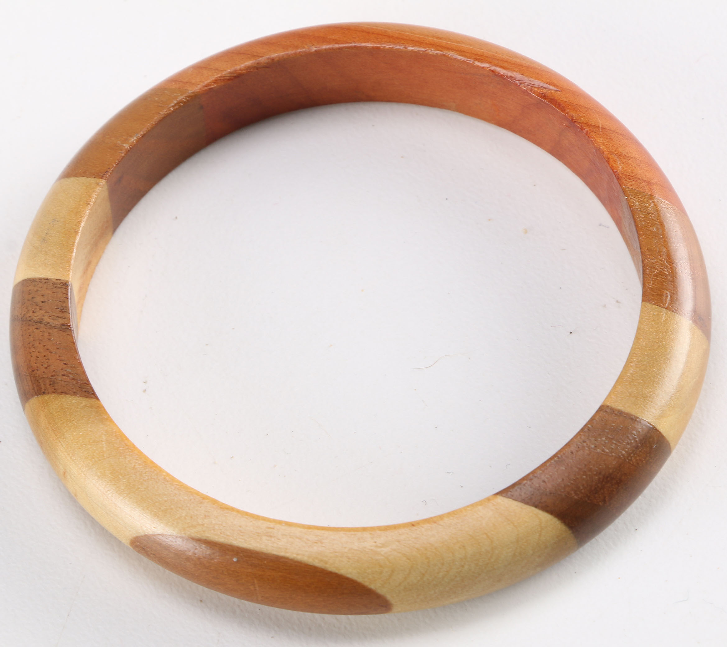 Wooden Bracelets with Wood and Bone Necklace