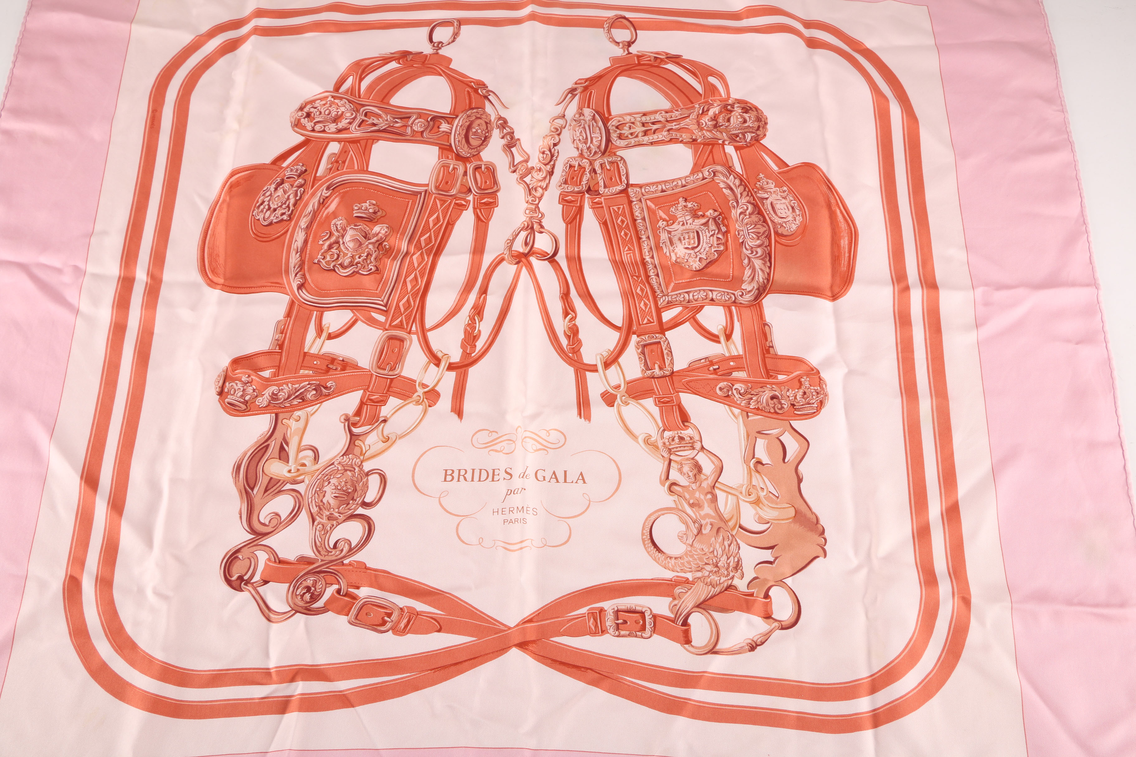 Vintage Hermes "Brides de Gala" Silk Scarf