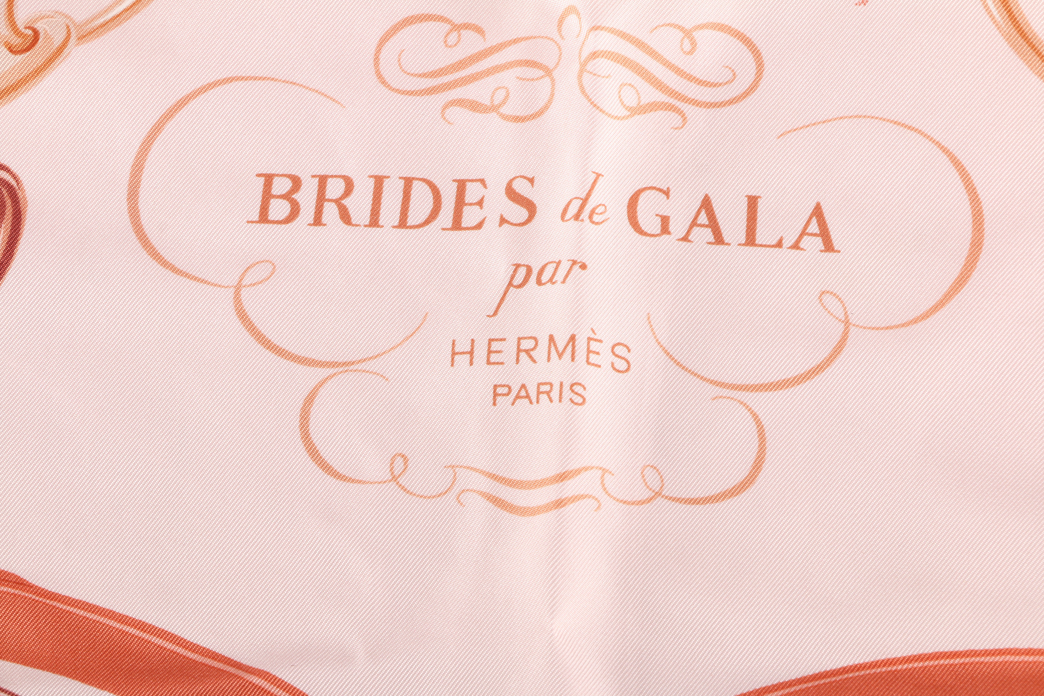 Vintage Hermes "Brides de Gala" Silk Scarf