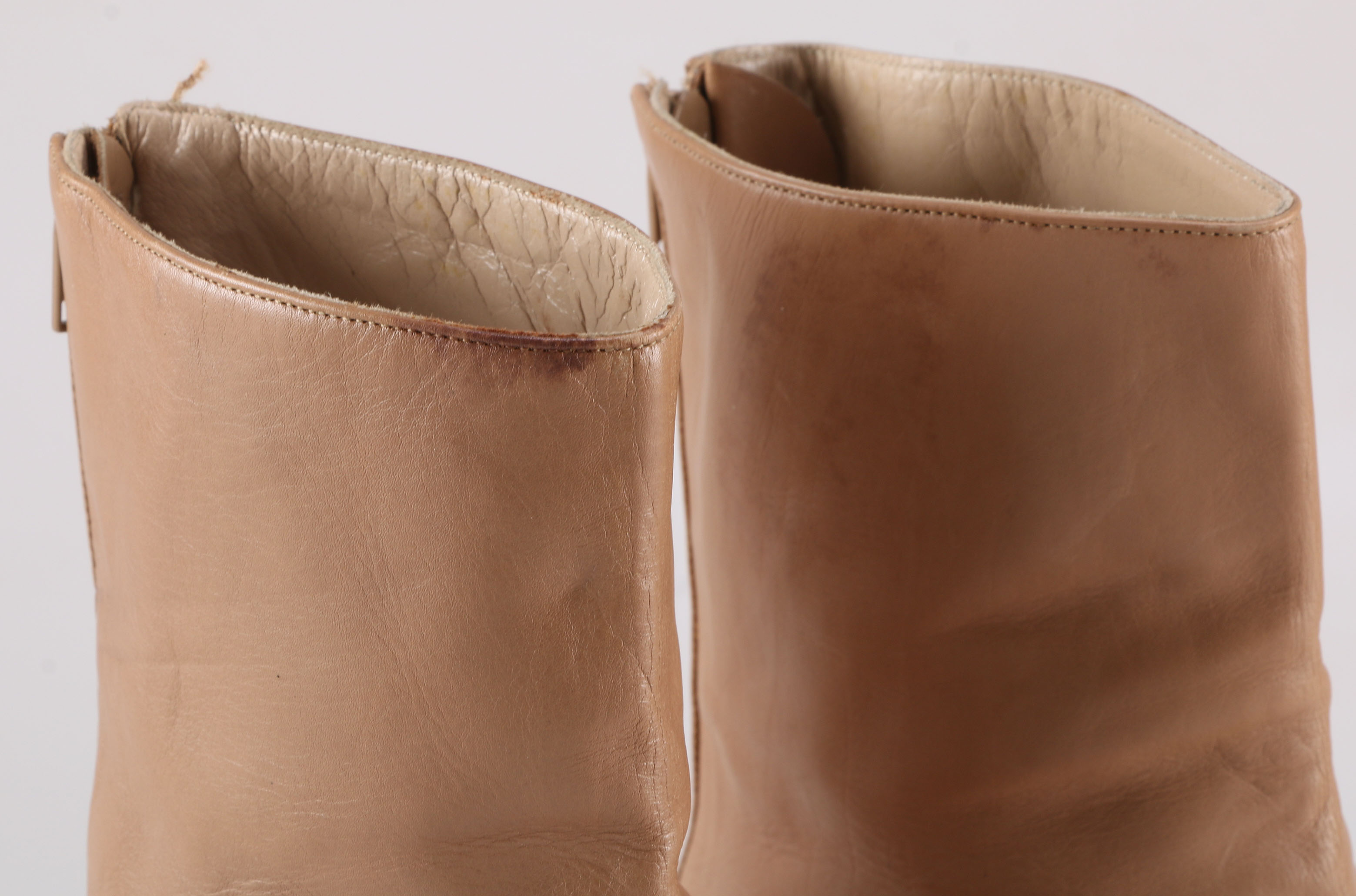 Pair of Manolo Blahnik Leather Heeled Boots,