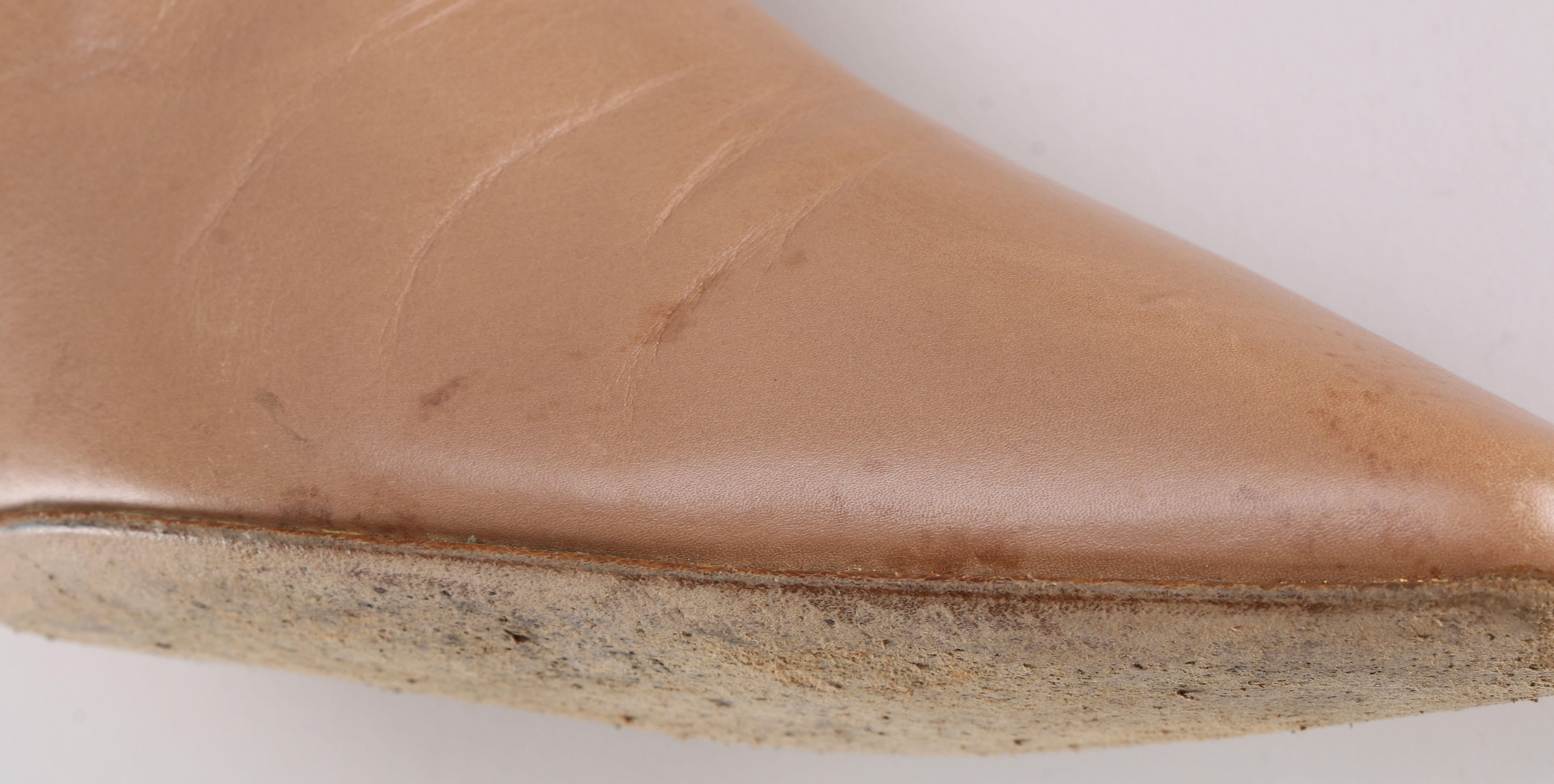 Pair of Manolo Blahnik Leather Heeled Boots,