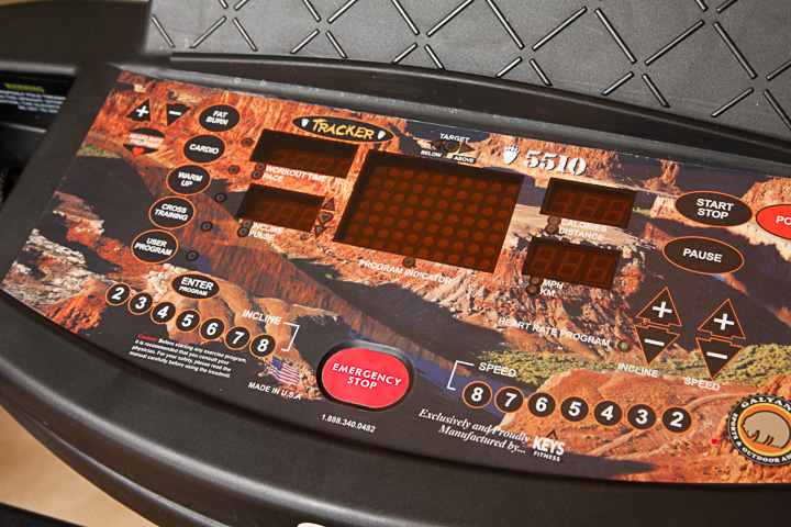 Galyan's "Tracker" Series Treadmill and Exercise Matt