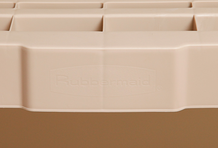 Three Rubbermaid Shelving Units