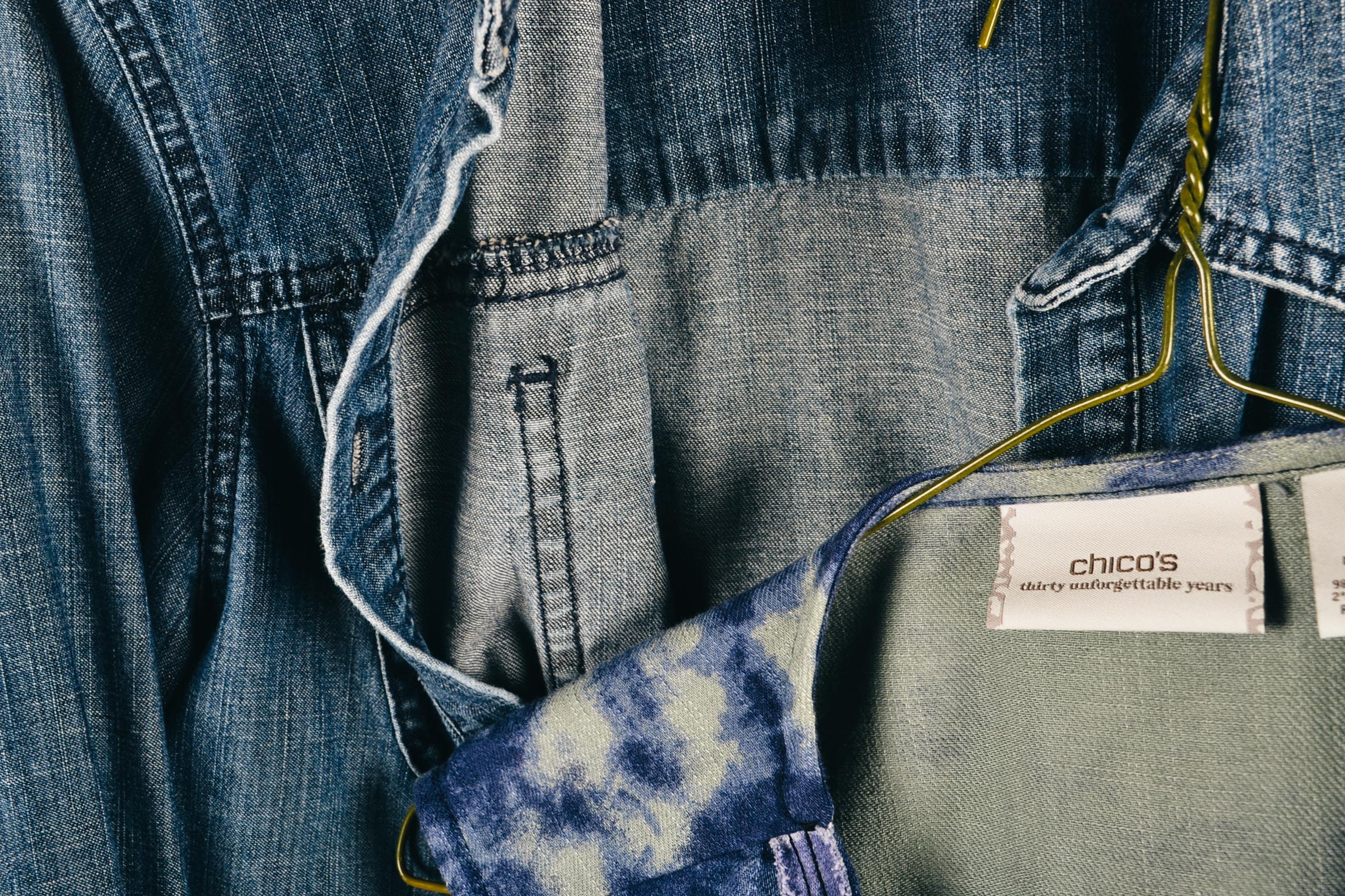 Chico's Size 2 Demin Vest and Jacket