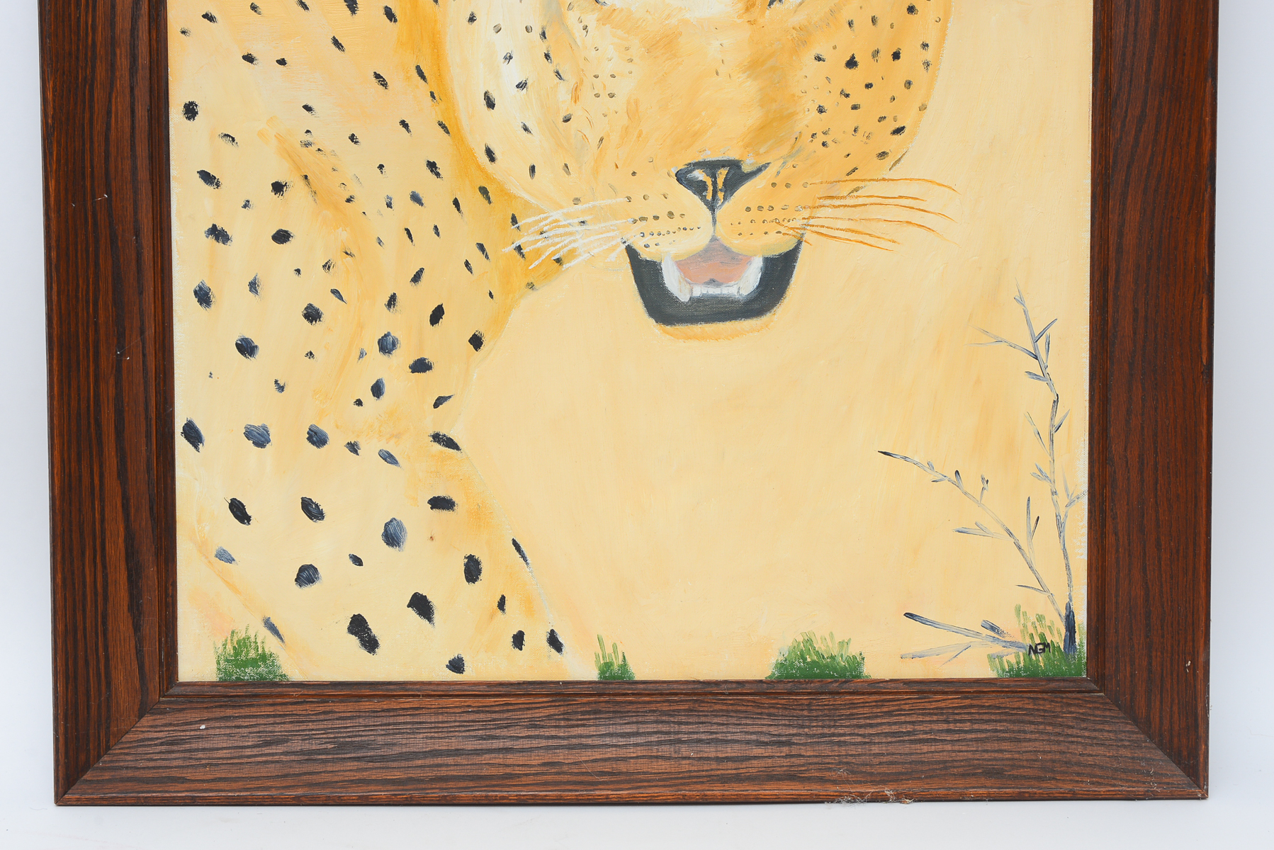 Original Cheetah Acrylic Painting Signed by NGM