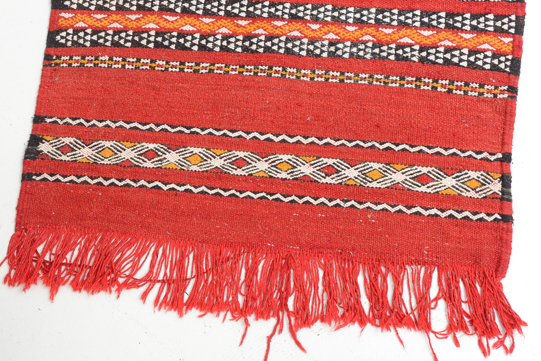 Handwoven Moroccan Flat Weave Runner