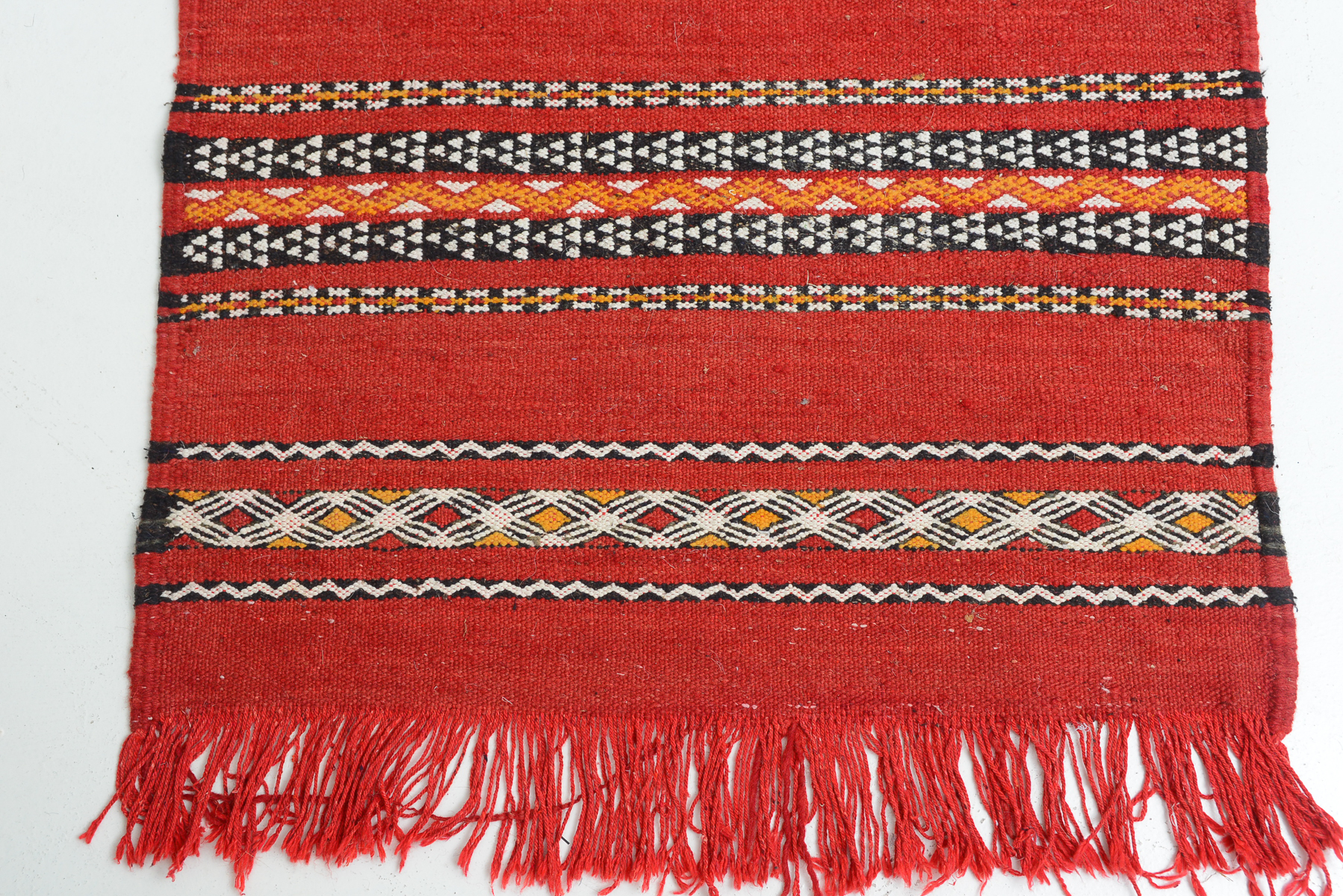 Handwoven Moroccan Flat Weave Runner