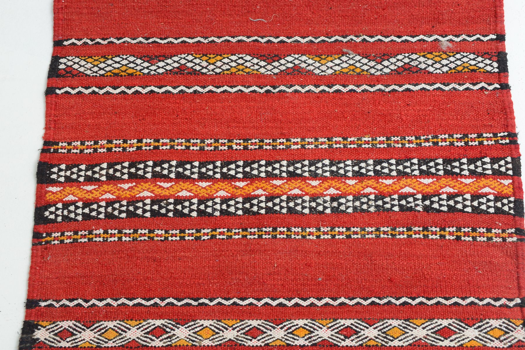 Handwoven Moroccan Flat Weave Runner