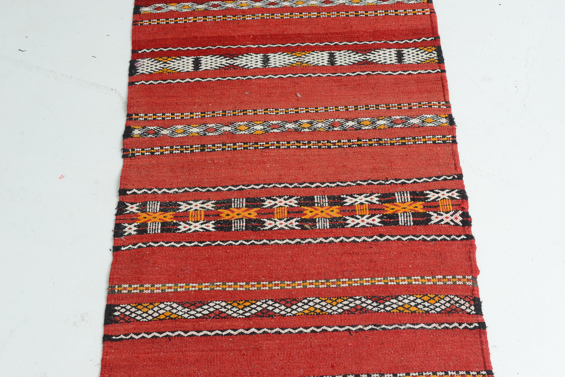 Handwoven Moroccan Flat Weave Runner