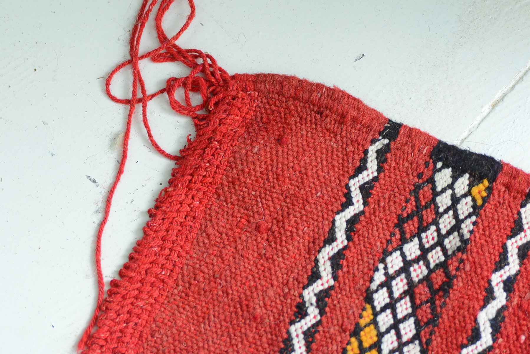 Handwoven Moroccan Flat Weave Runner