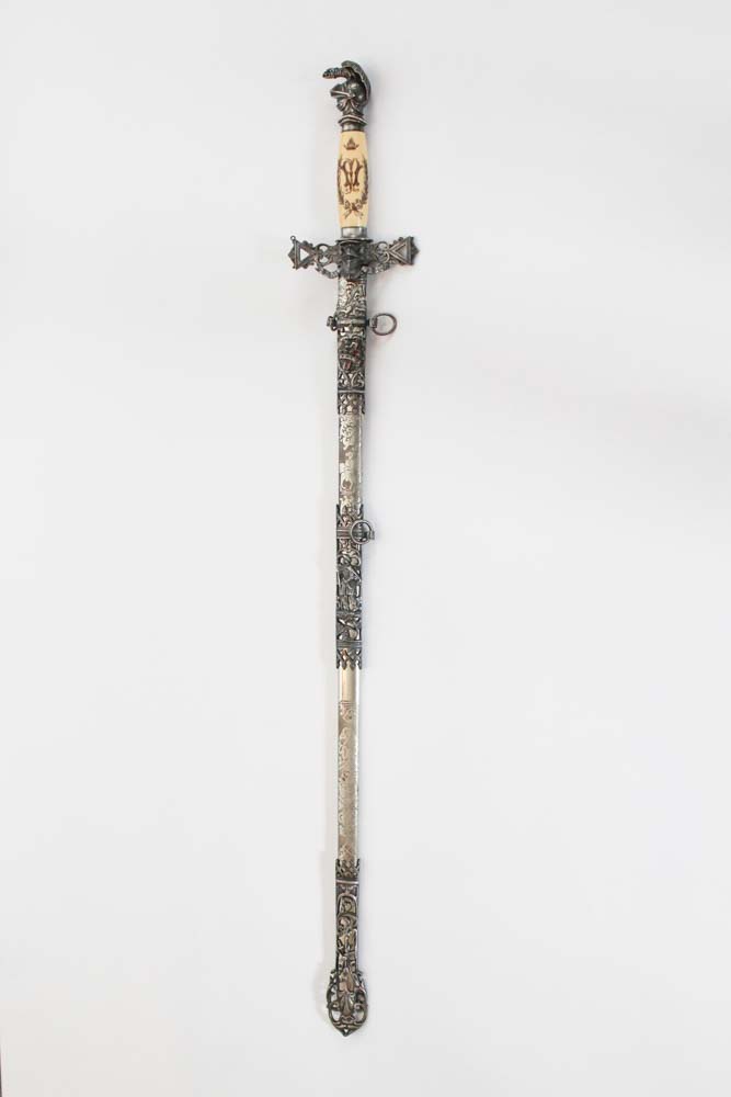 Antique Masonic Knights Templar Sword