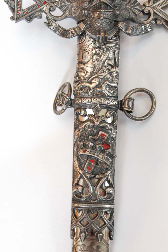 Antique Masonic Knights Templar Sword