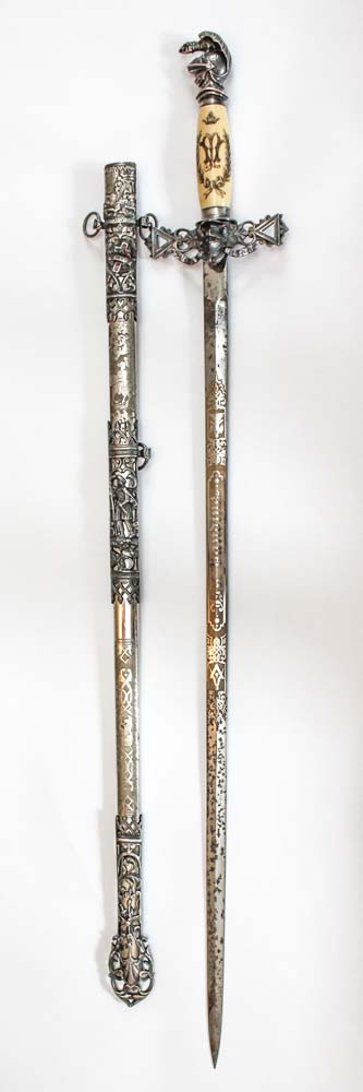 Antique Masonic Knights Templar Sword