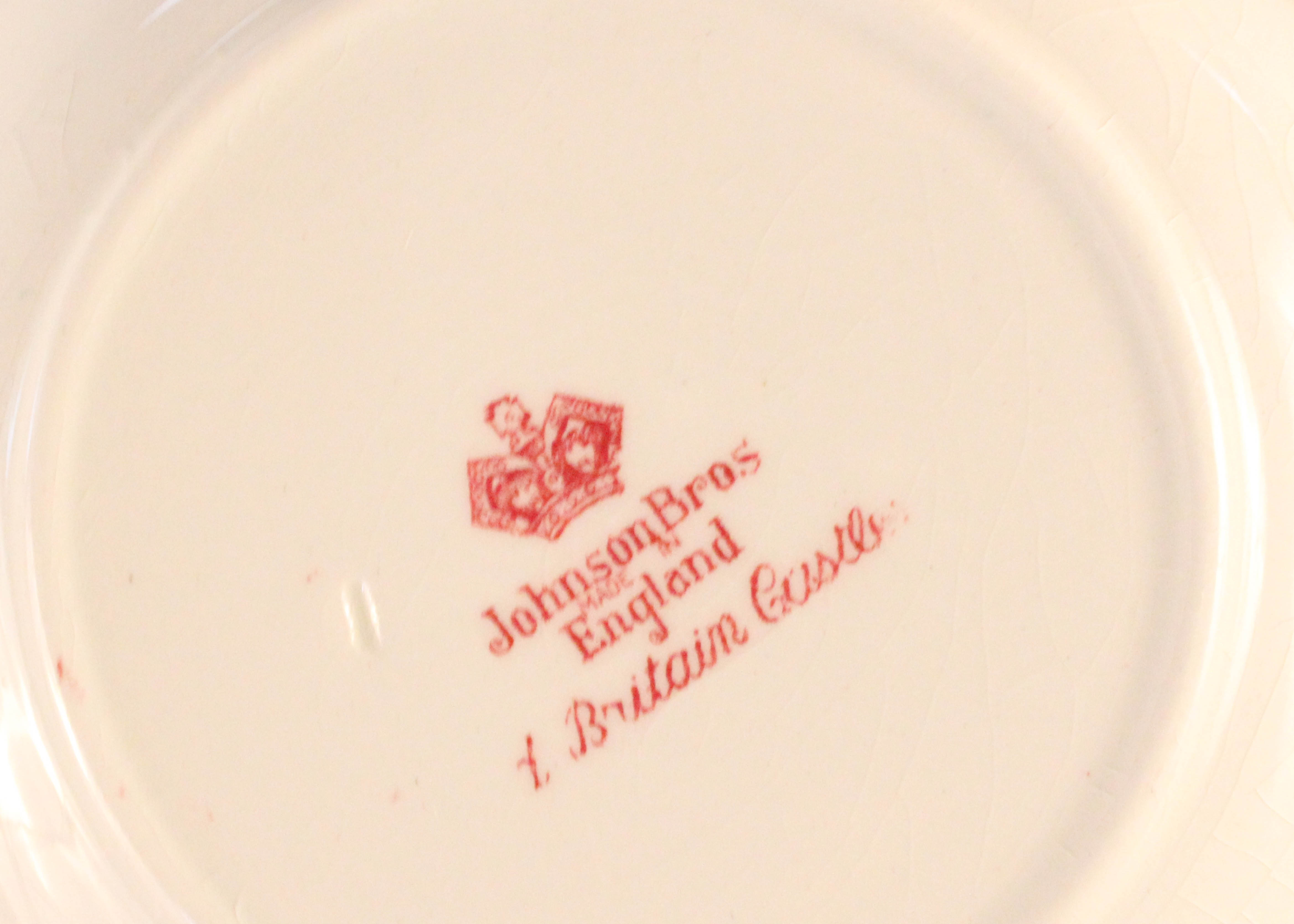 Vintage Johnson Brothers "Old Britain Castles" Transferware Set