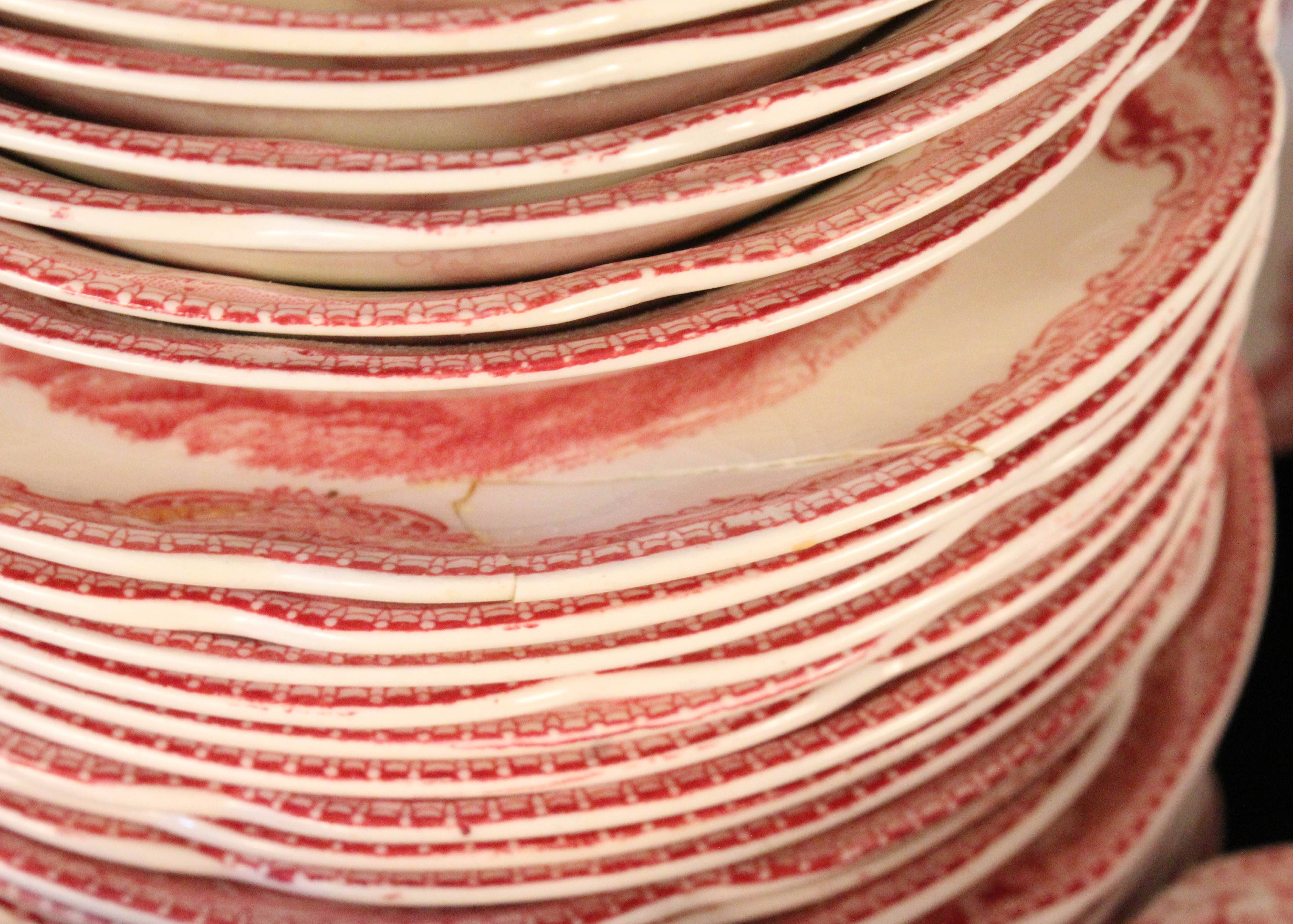 Vintage Johnson Brothers "Old Britain Castles" Transferware Set