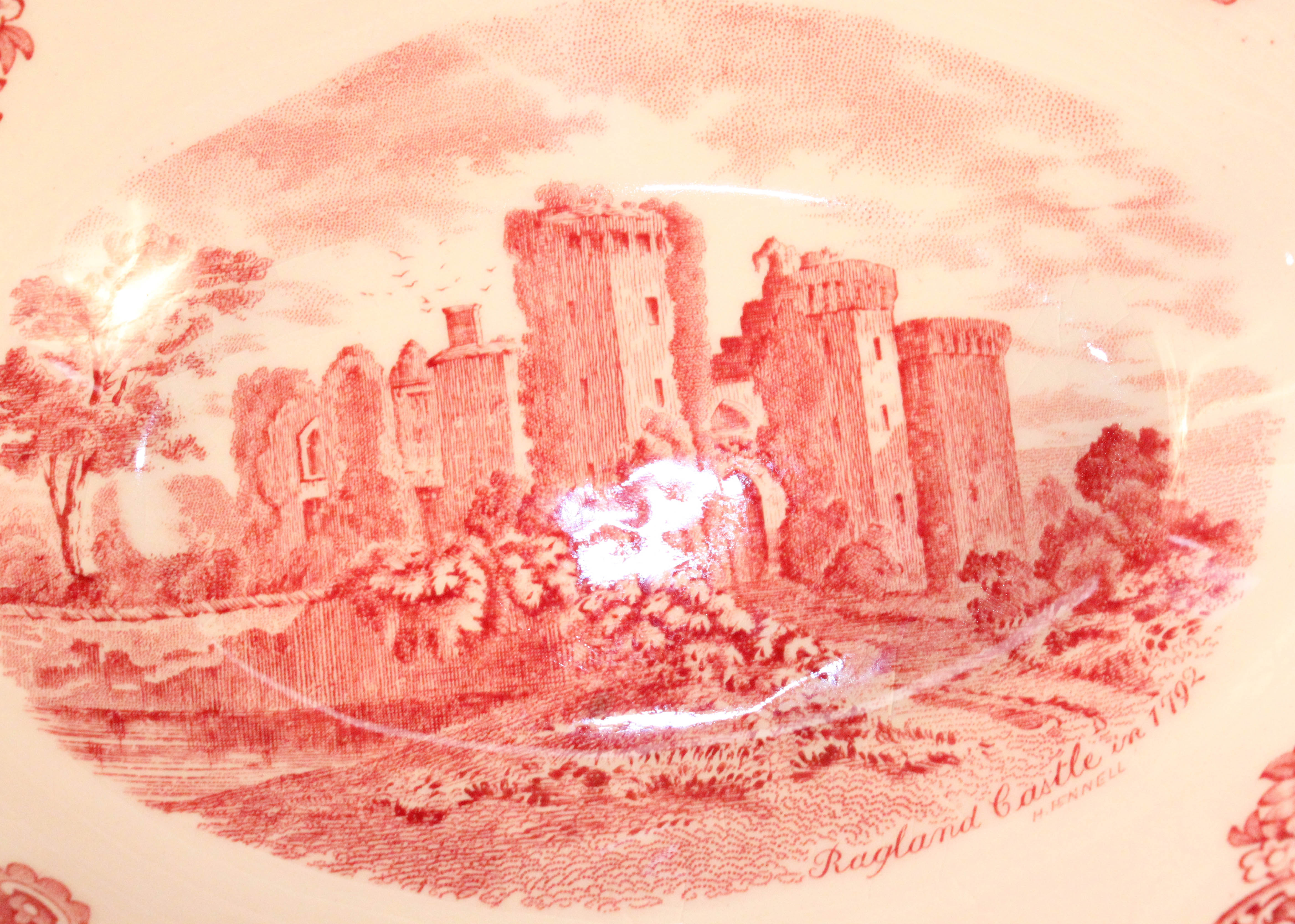 Vintage Johnson Brothers "Old Britain Castles" Transferware Set