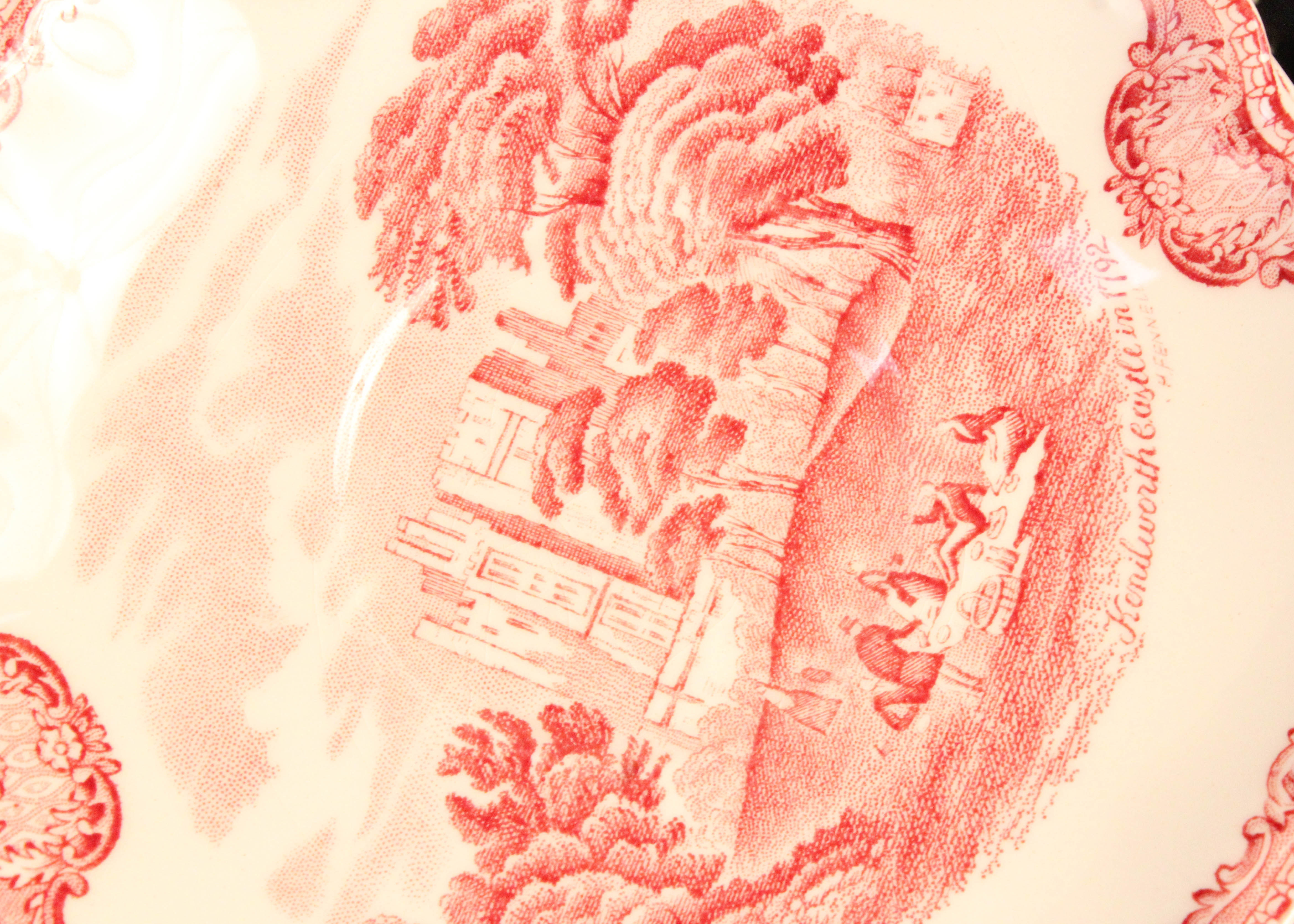 Vintage Johnson Brothers "Old Britain Castles" Transferware Set