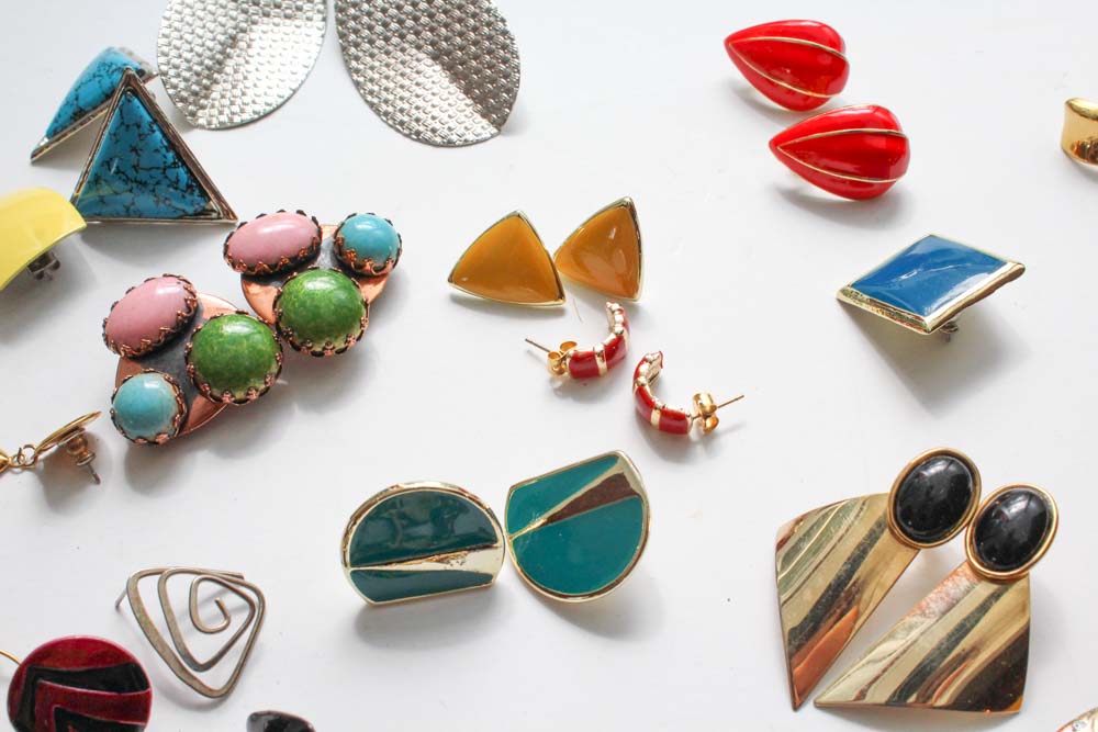 Collection of Costume Pierced Ear Earrings