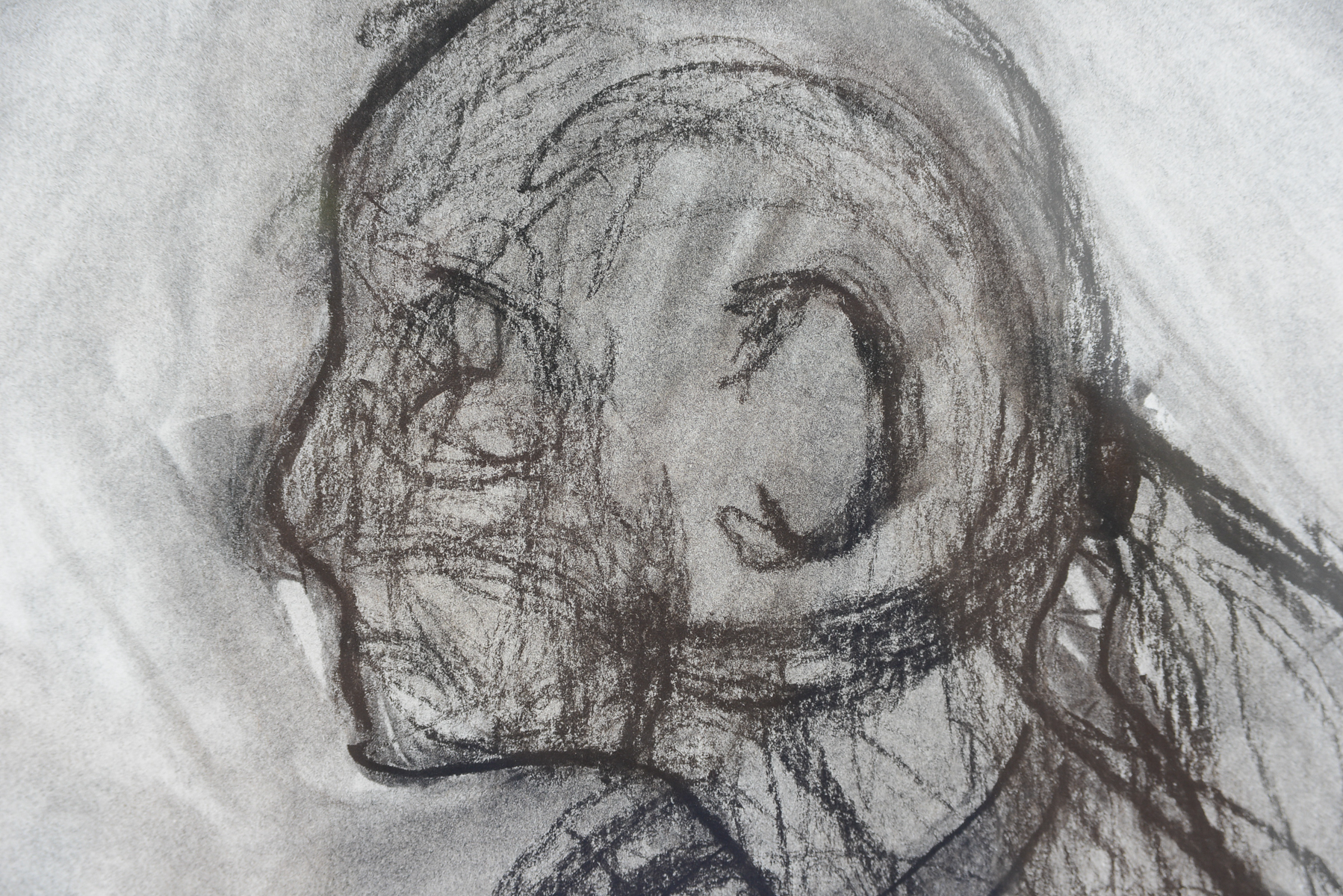 Original Charcoal Figure Drawing by Matt Dolph