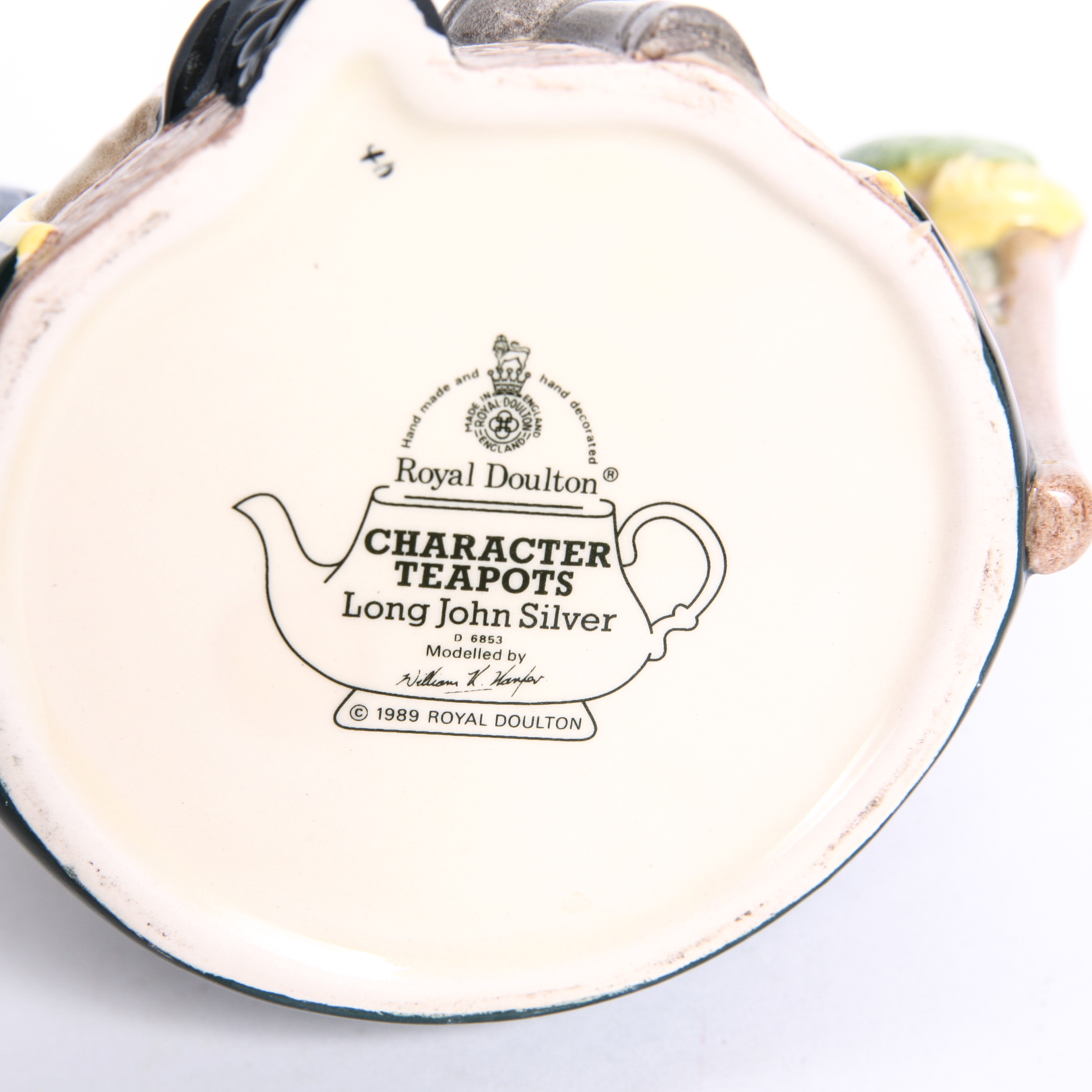 Royal Doulton "Long John Silver" D.6853 Teapot and D.6386 Mug