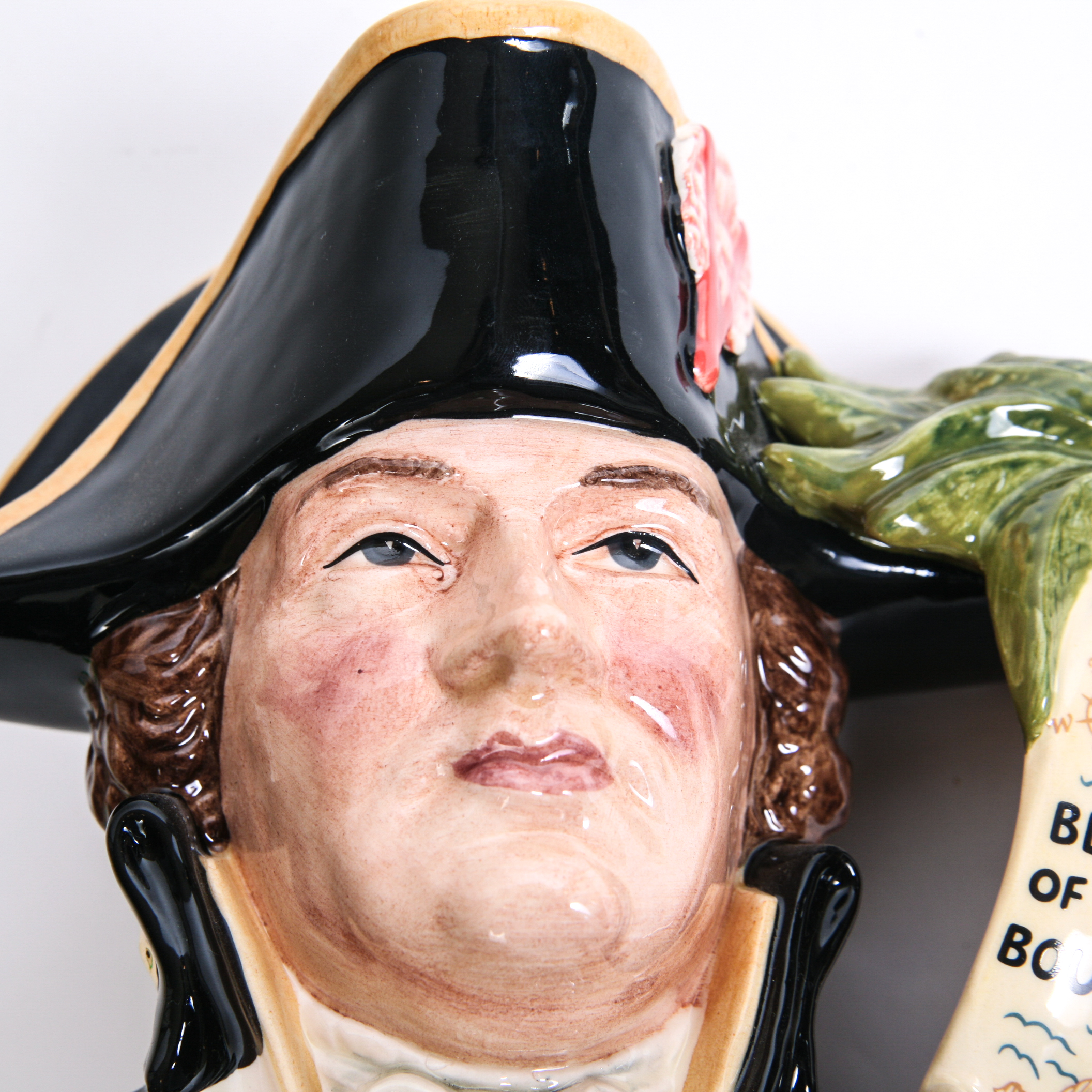 Royal Doulton "Captain Bligh" D.6967 Toby Jug, COA