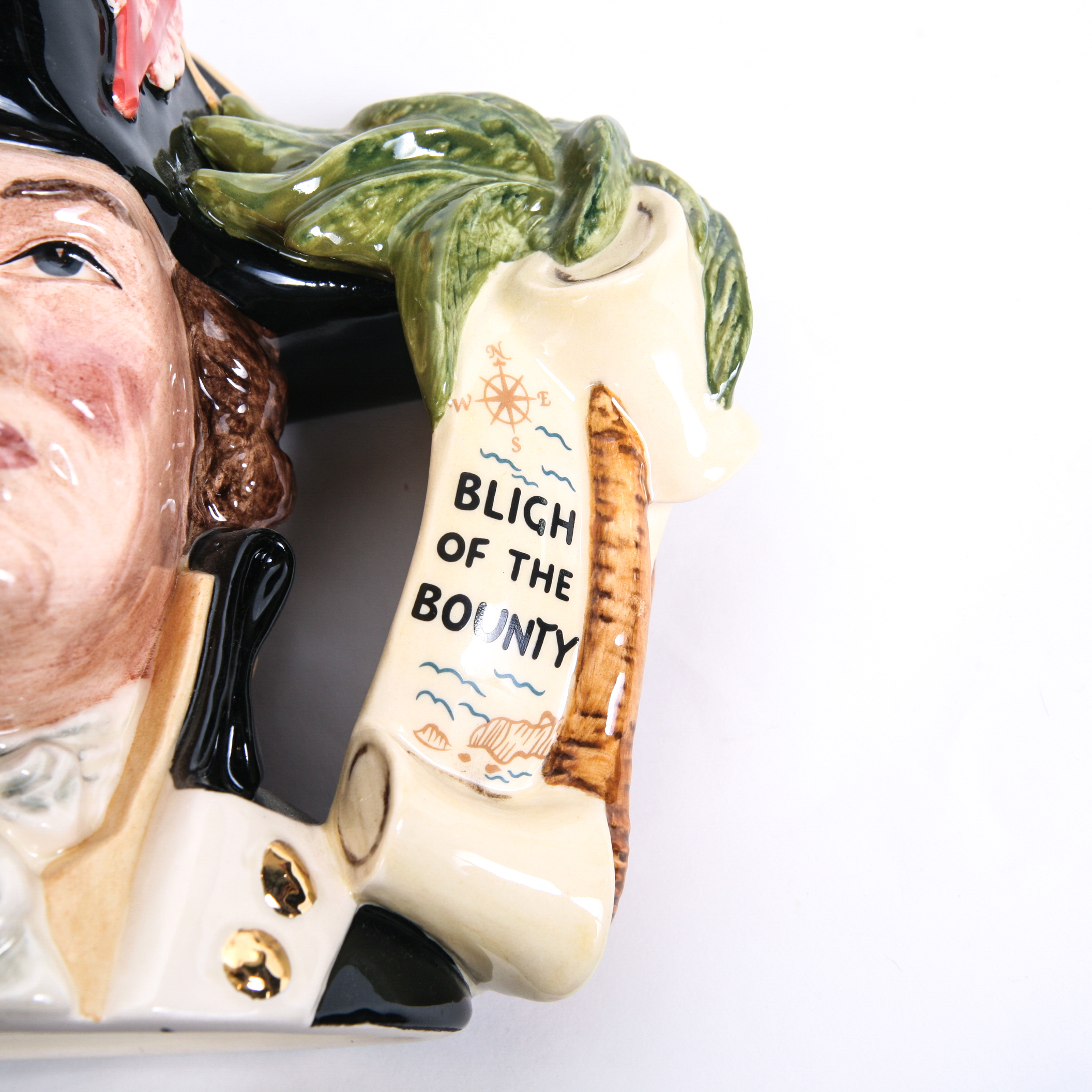 Royal Doulton "Captain Bligh" D.6967 Toby Jug, COA