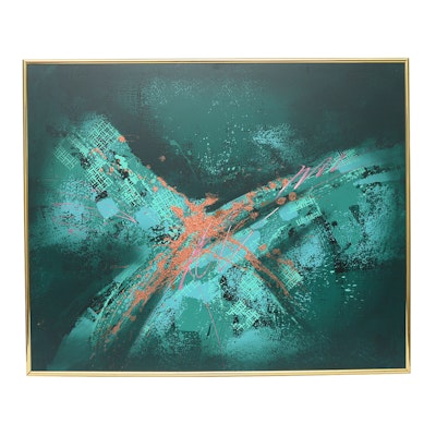Original Abstract Acrylic Painting on Canvas Original Abstract Acrylic Painting on Canvas