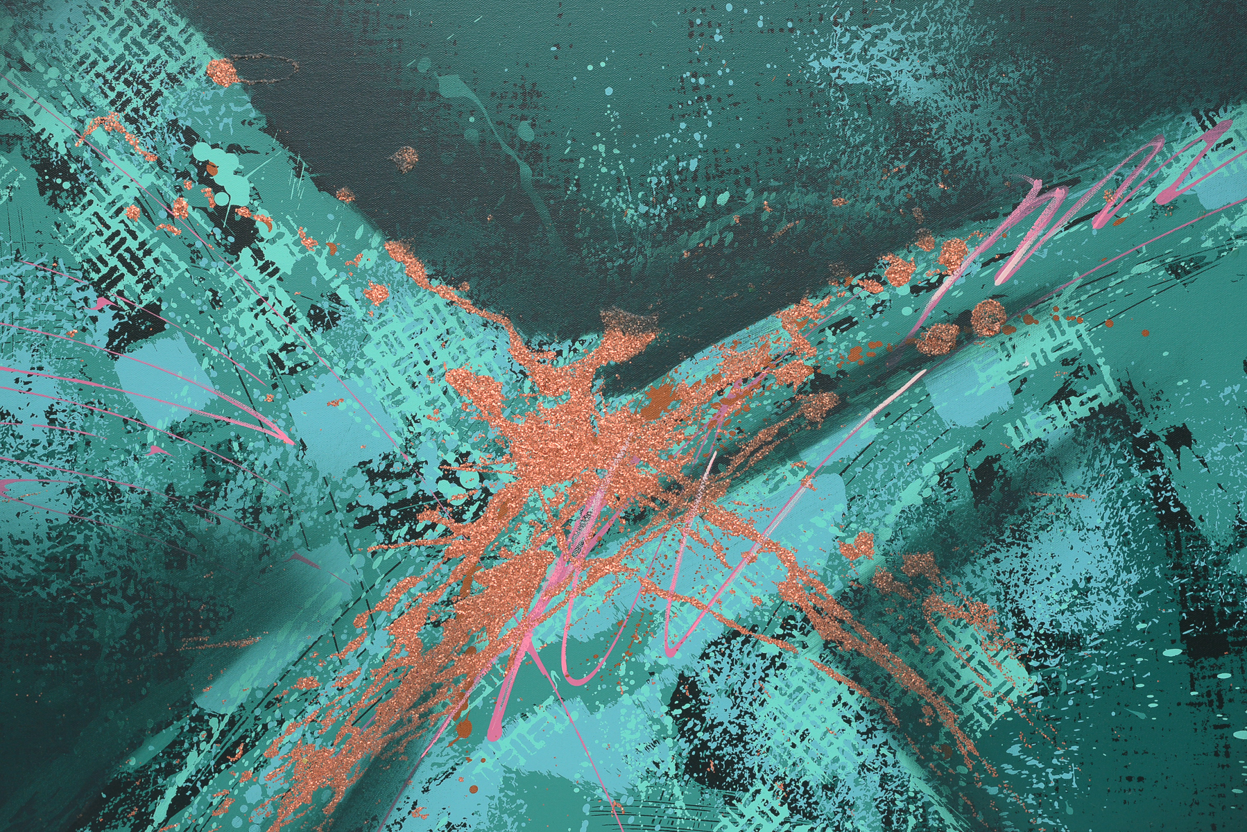 Original Abstract Acrylic Painting on Canvas