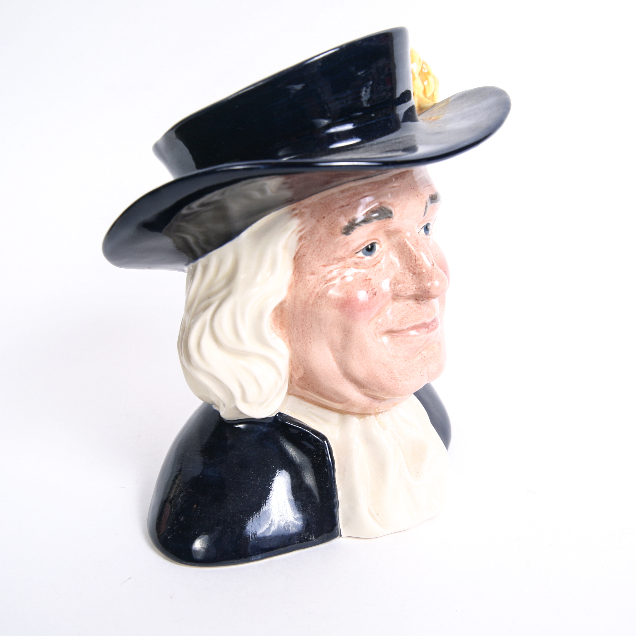 Limited Edition Royal Doulton "Mr. Quaker" D.6738 Toby Jug, COA