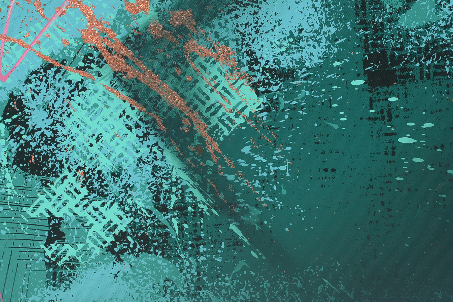 Original Abstract Acrylic Painting on Canvas