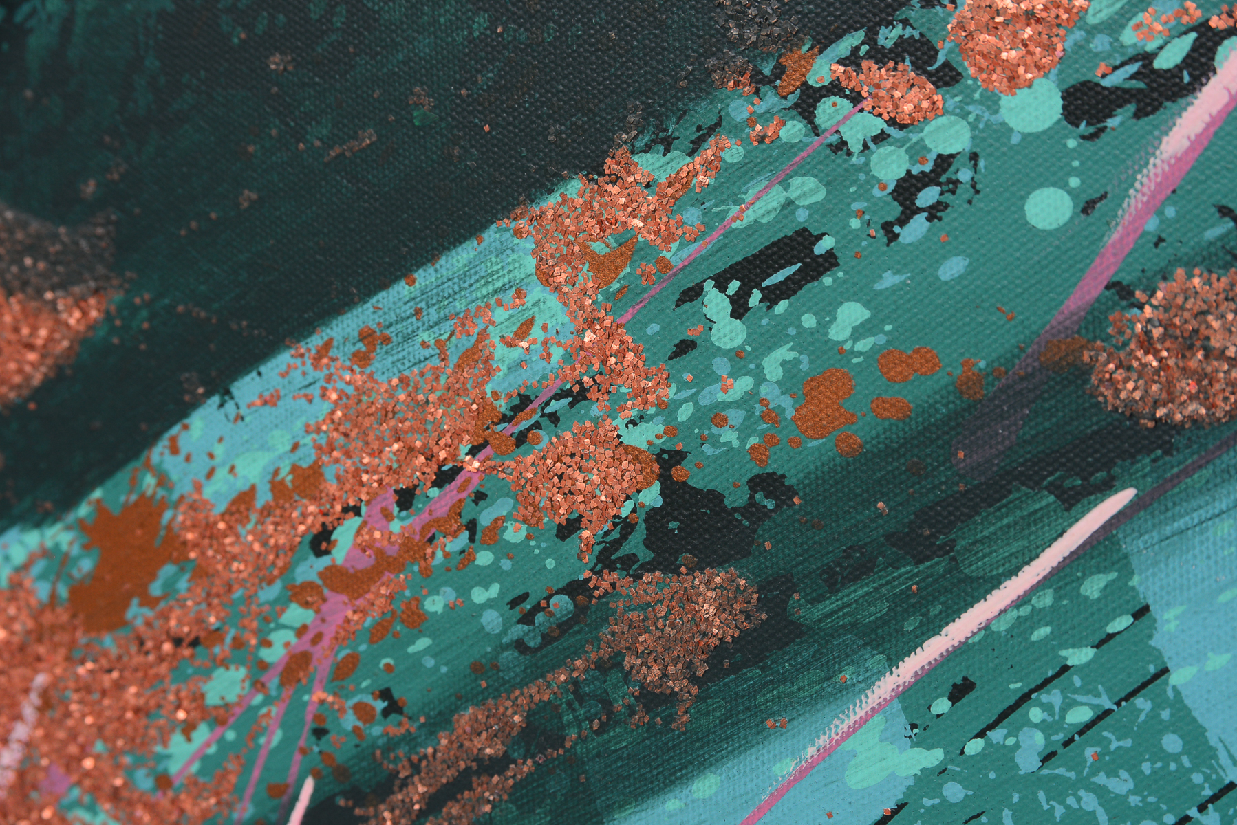 Original Abstract Acrylic Painting on Canvas