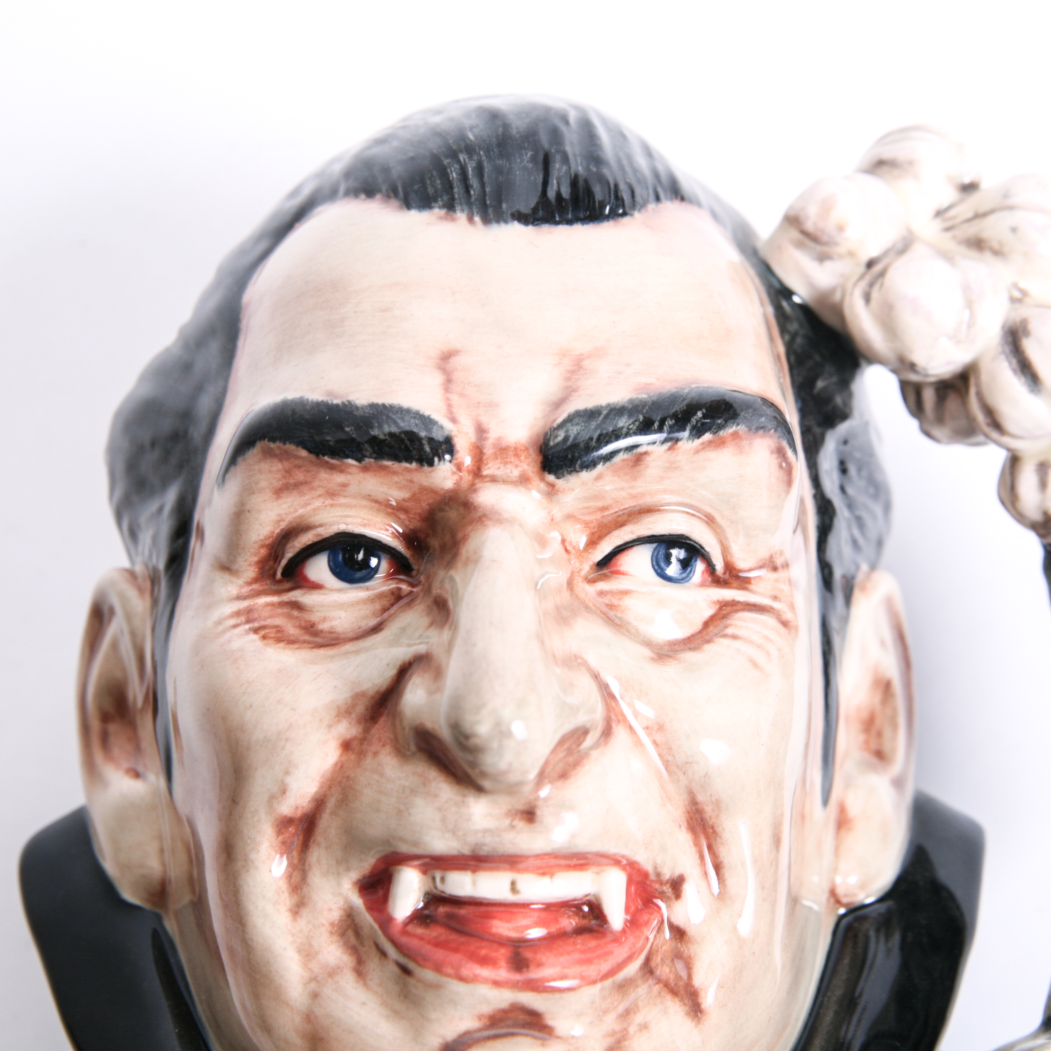 Signed Royal Doulton "Count Dracula" D.7053 Toby Jug, COA