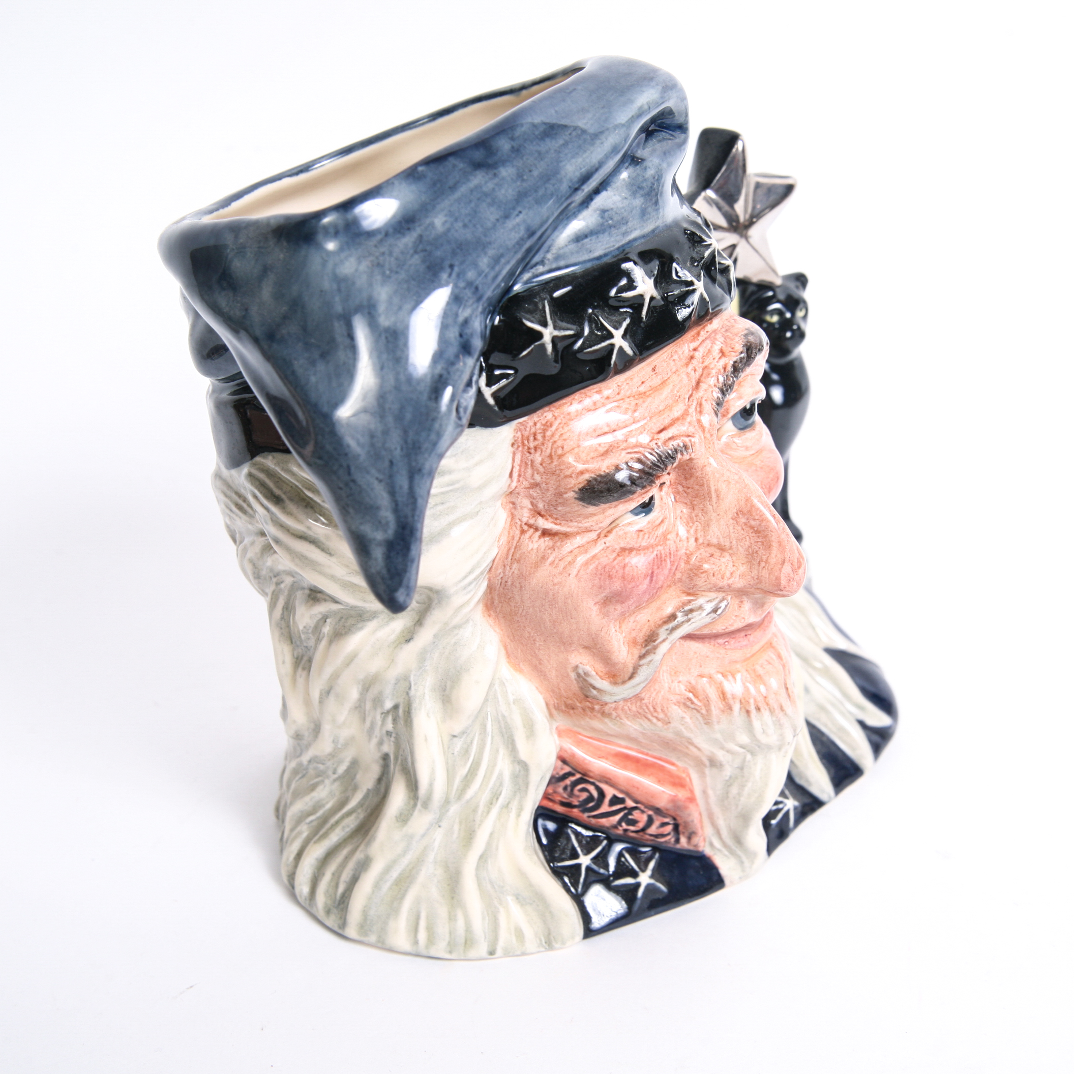 Royal Doulton "The Wizard" D.6862 and "Merlin" D.6536 Toby Jug and Mug