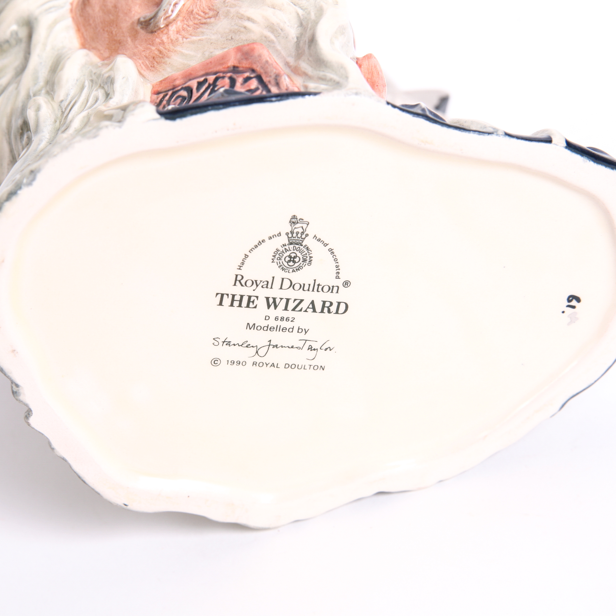 Royal Doulton "The Wizard" D.6862 and "Merlin" D.6536 Toby Jug and Mug