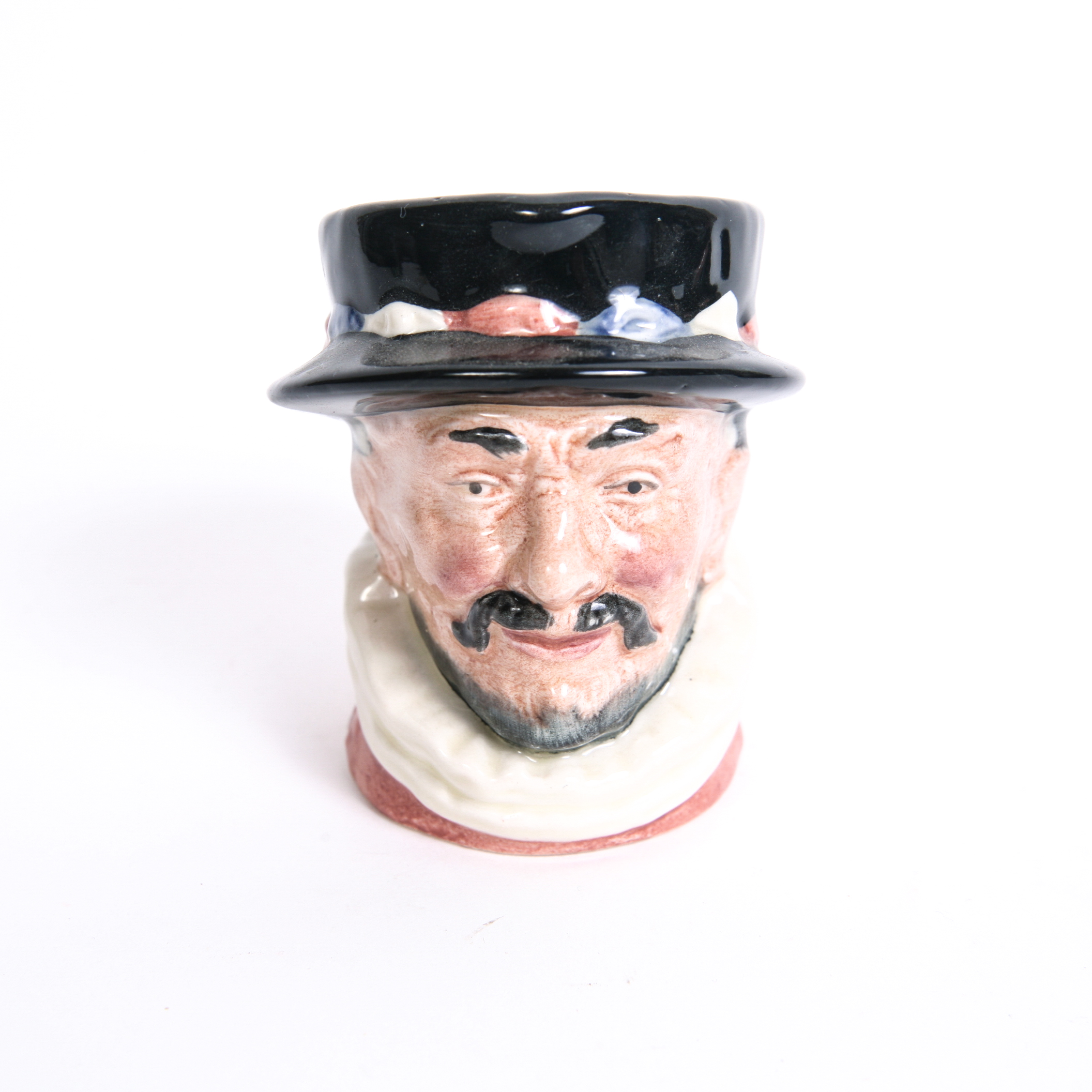 Royal Doulton "Beefeater" D.6233 and "The London 'Bobby'" D.6762 Toby Mugs