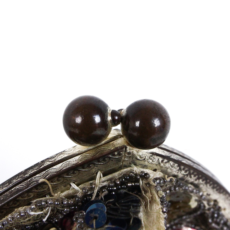 Vintage Sequin Handbag Handmade in France