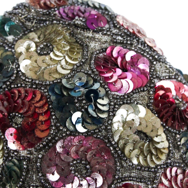 Vintage Sequin Handbag Handmade in France