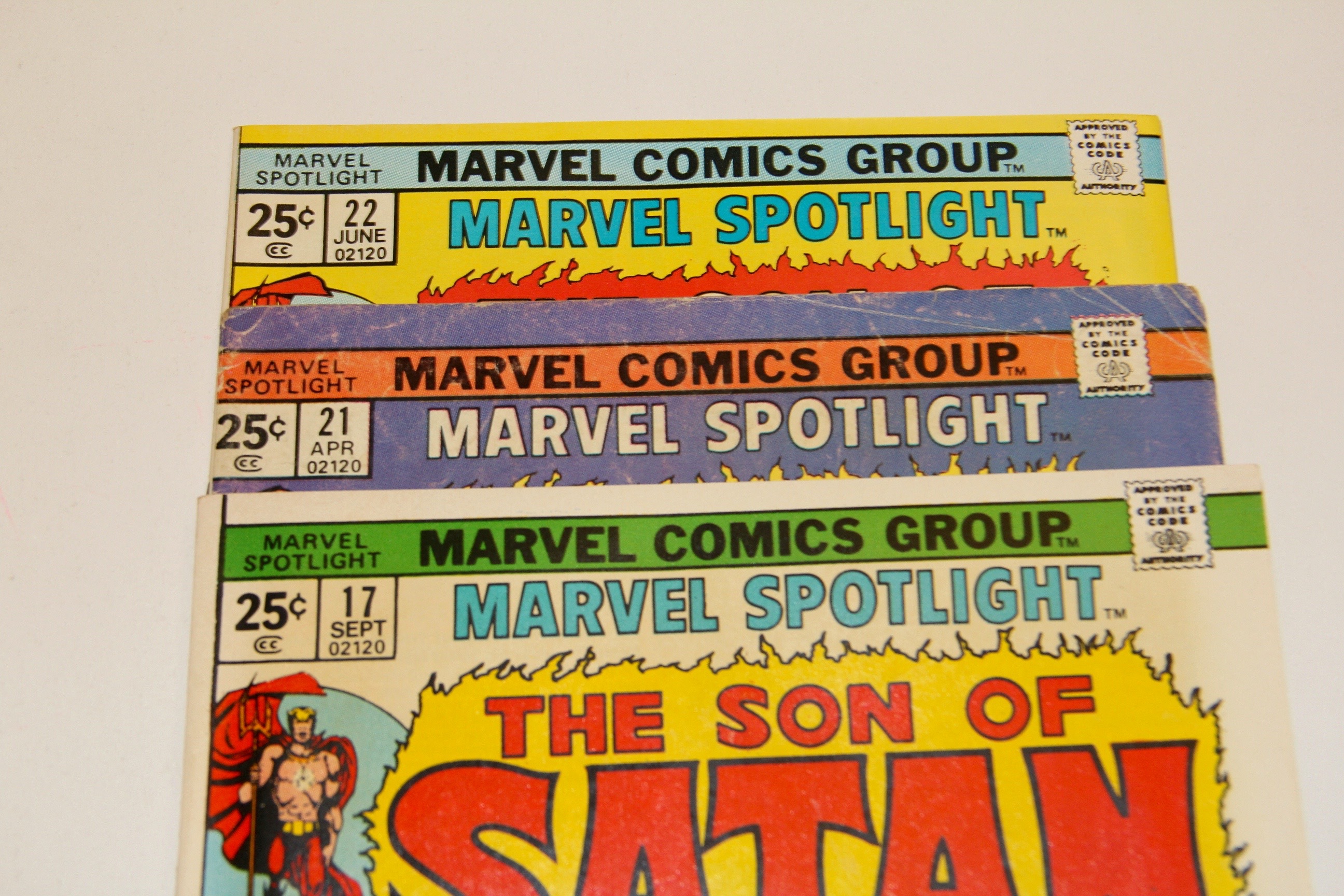 Collection of Marvel Comic Books featuring "The Son of Satan"