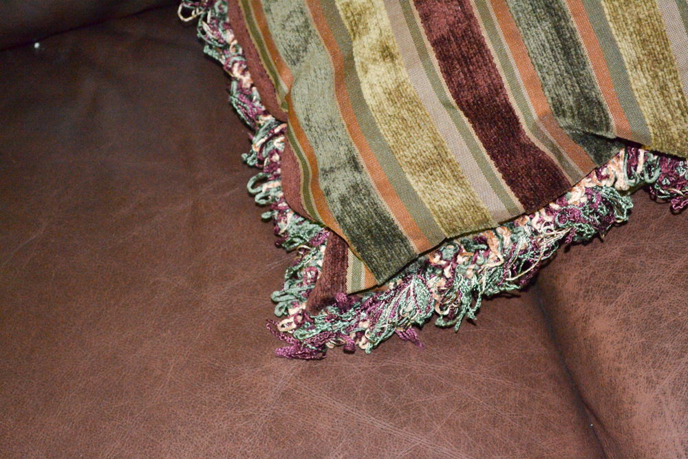 Italsofa Brown Leather Sofa