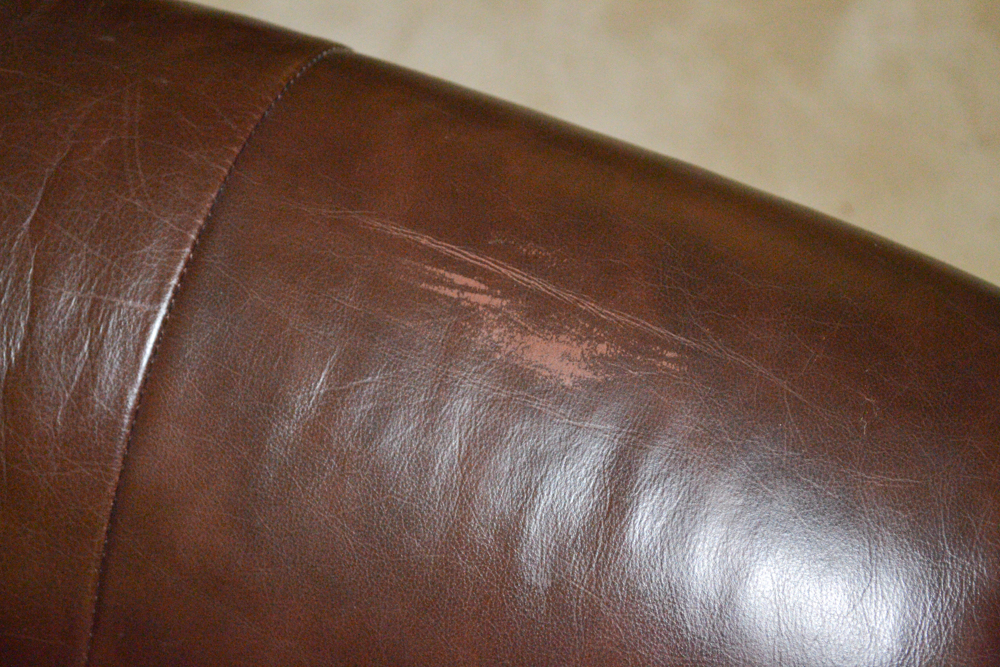 Italsofa Brown Leather Sofa