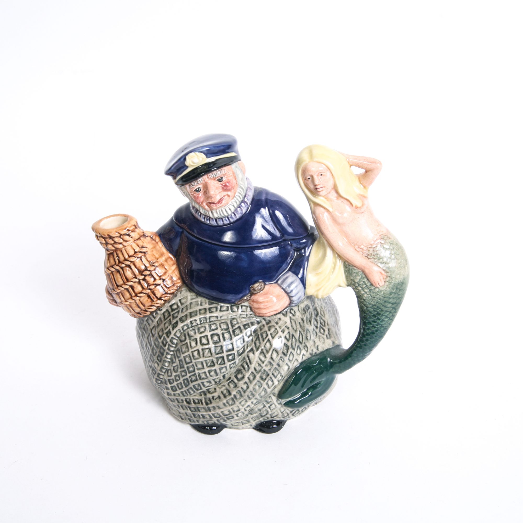 Royal Doulton "Old Salt" D.6554 Toby Mug and D.6618 Teapot