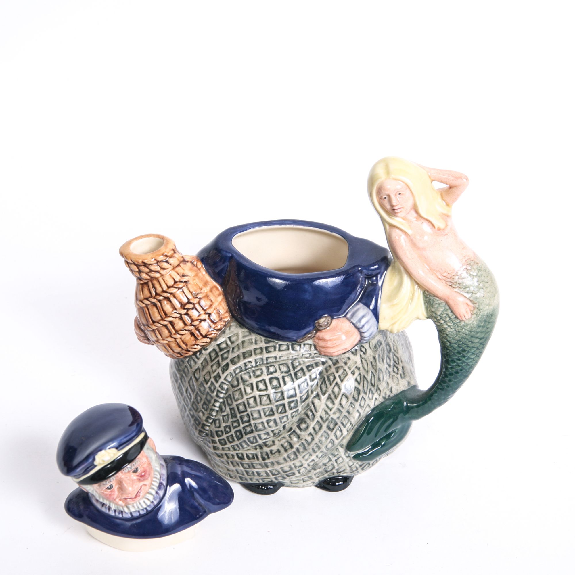 Royal Doulton "Old Salt" D.6554 Toby Mug and D.6618 Teapot