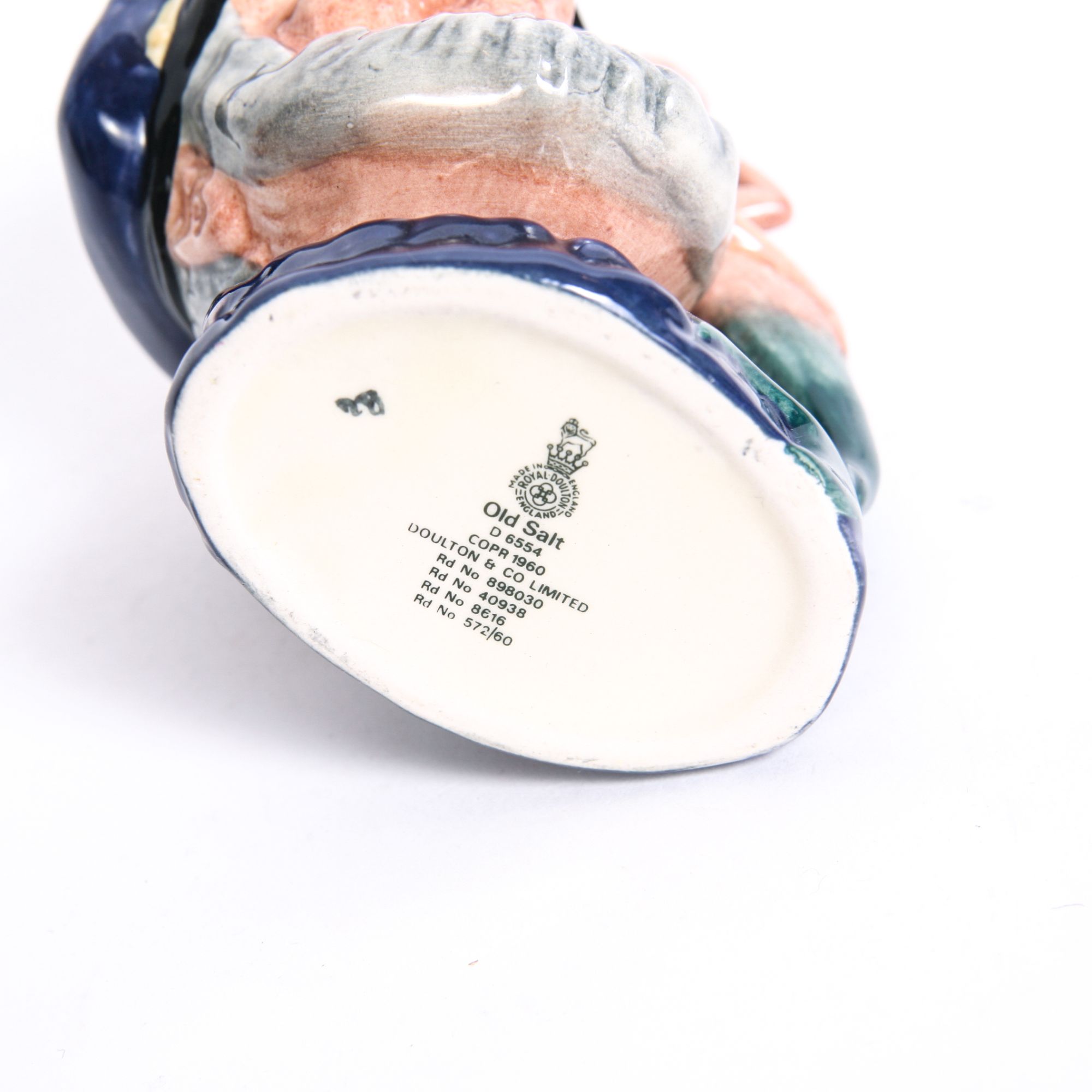 Royal Doulton "Old Salt" D.6554 Toby Mug and D.6618 Teapot