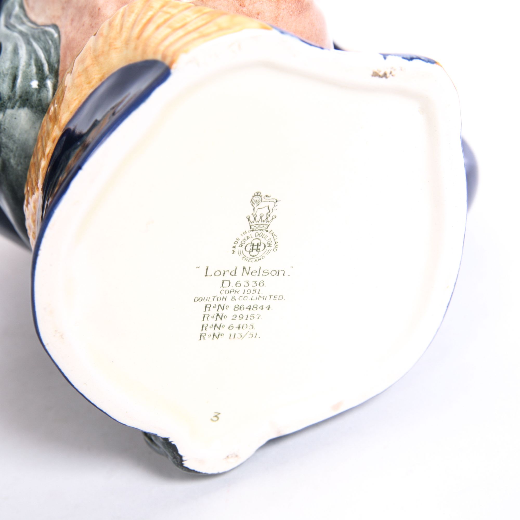 Royal Doulton "Lord Nelson" D.6336 Toby Jug