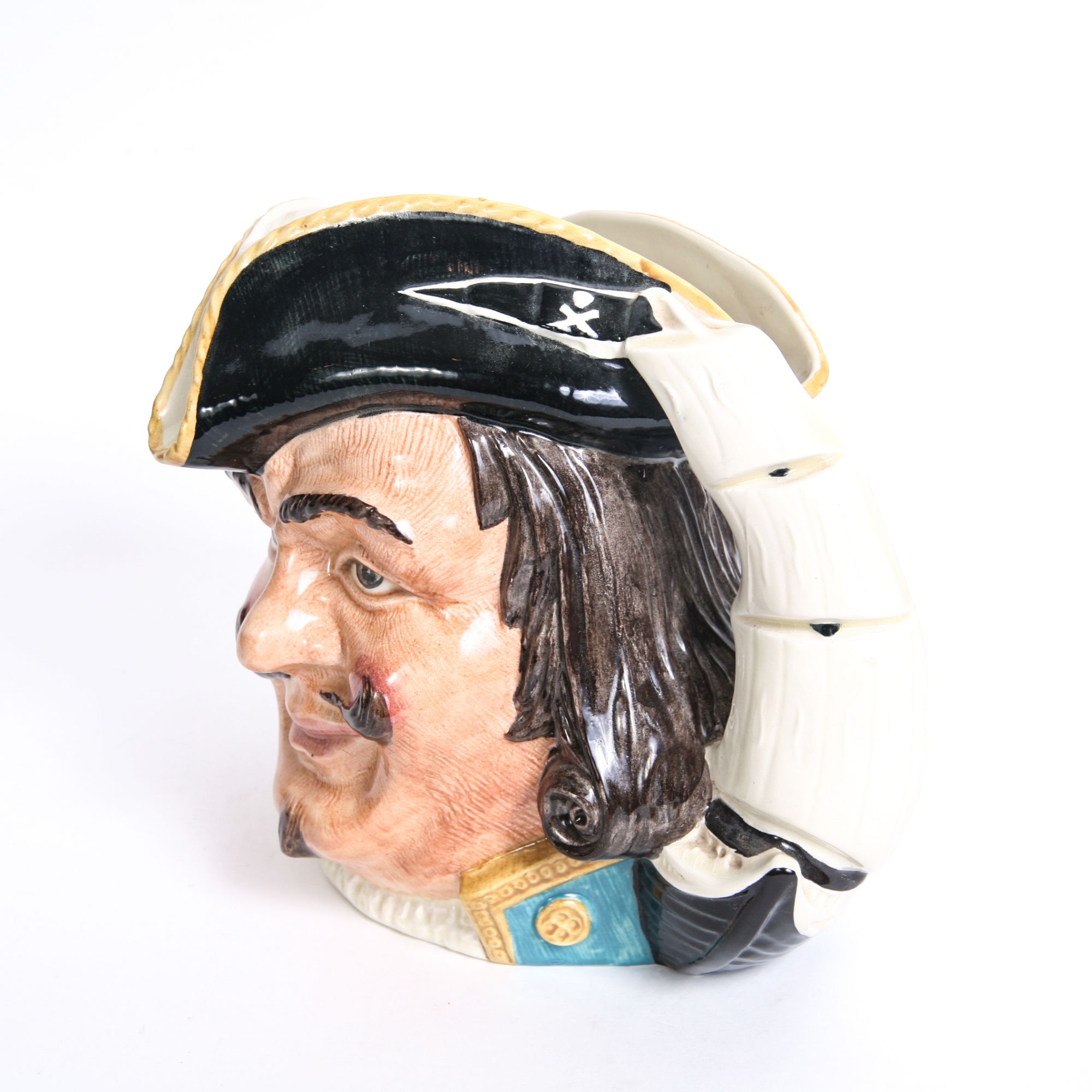 Royal Doulton "Capt. Henry Morgan" D.6467 and D.6469 Toby Jug and Mug