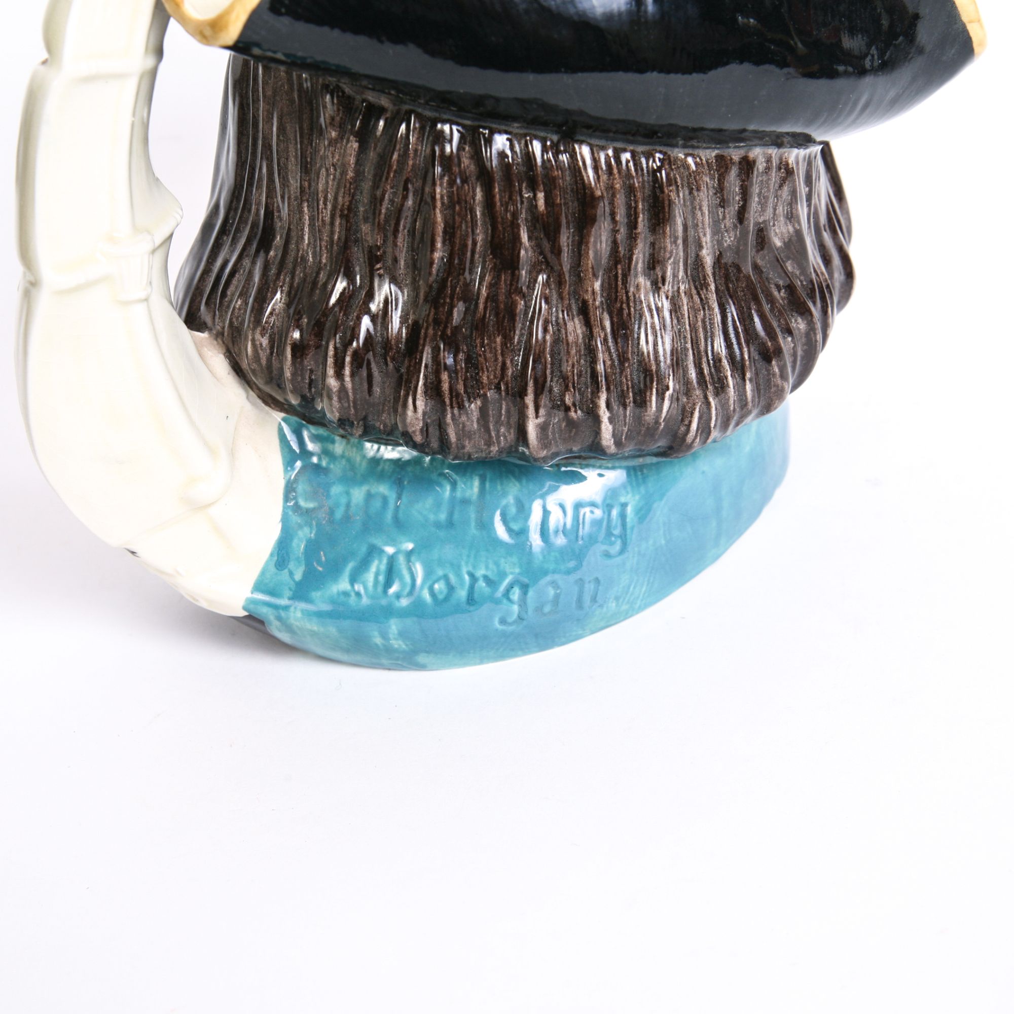 Royal Doulton "Capt. Henry Morgan" D.6467 and D.6469 Toby Jug and Mug