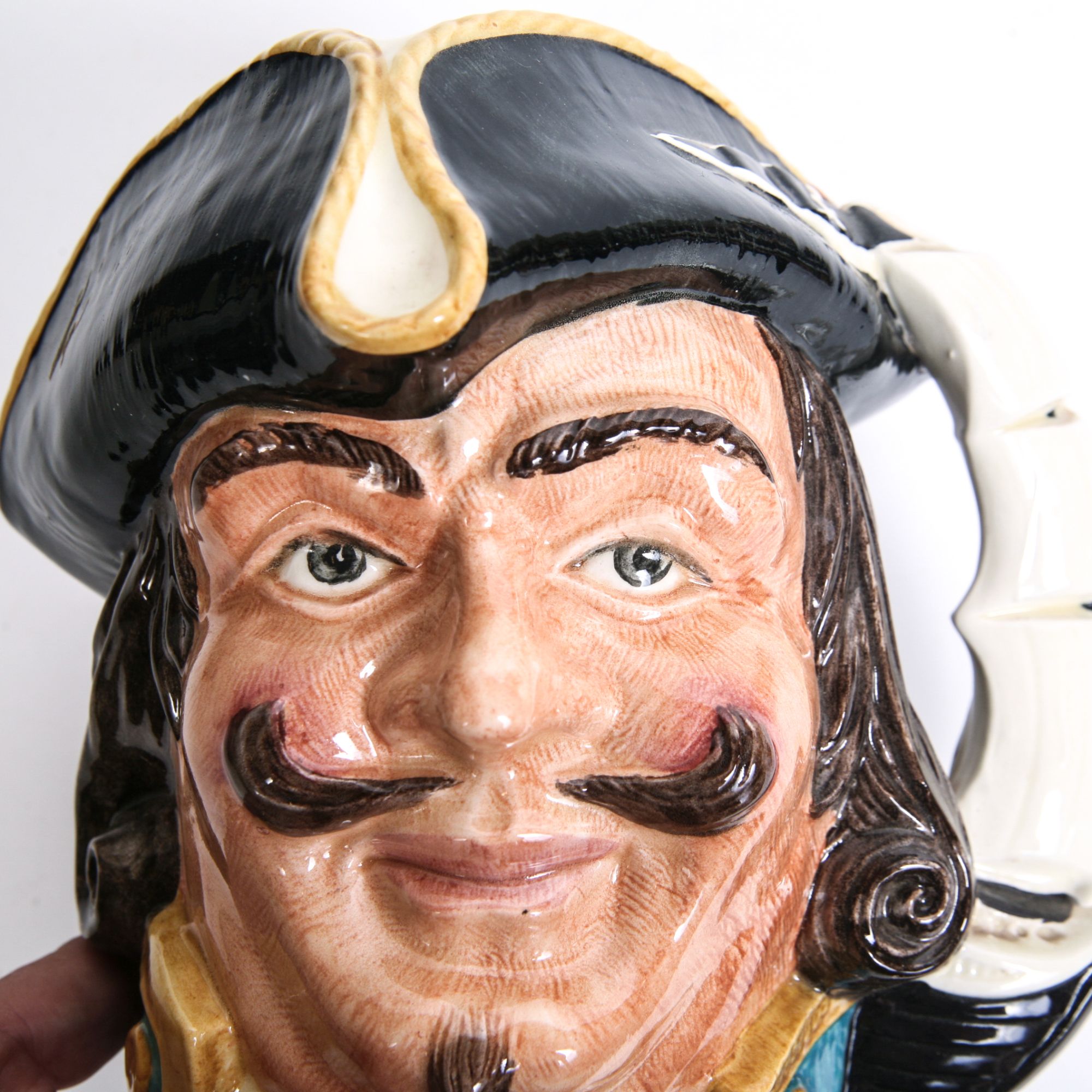 Royal Doulton "Capt. Henry Morgan" D.6467 and D.6469 Toby Jug and Mug
